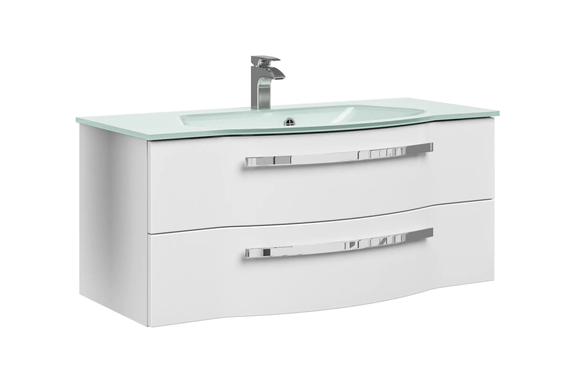 4017026109354_1 Pelipal Waschtischunterschrank Fokus 4005 mit Glaswaschtisch