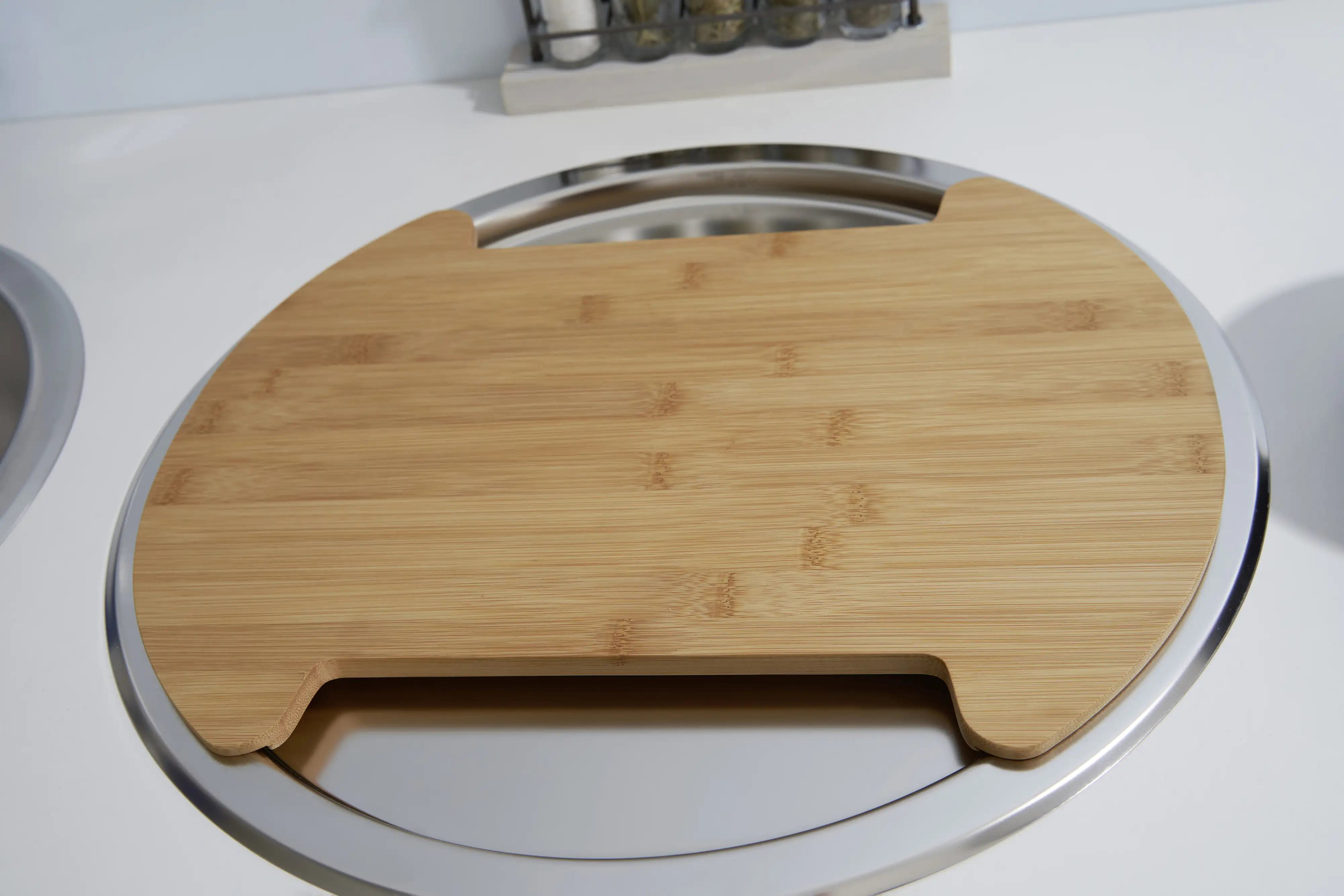 4260287649194_3085052 Respekta Rundbecken-Set Edelstahl Einbauspüle mit Geschirrkorb