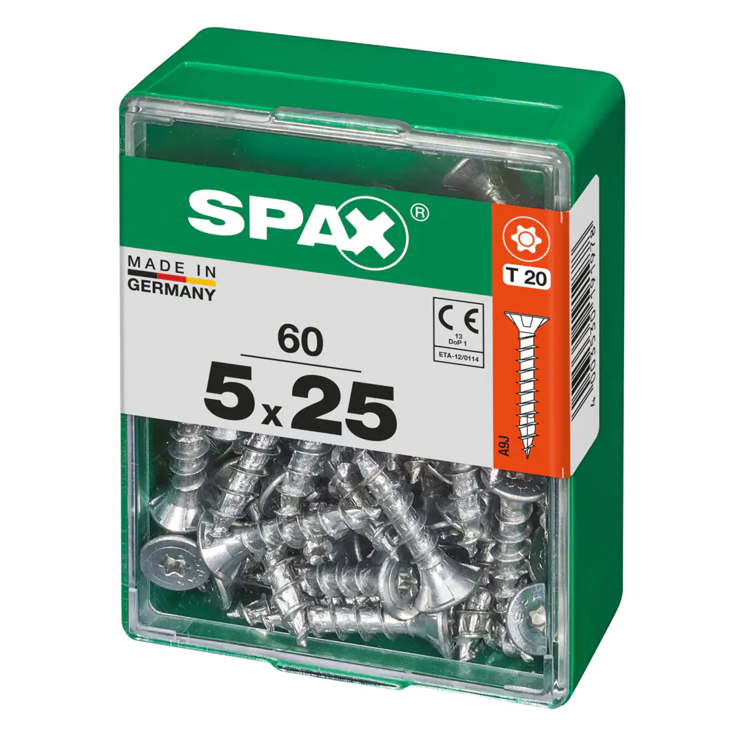Spax Universalschrauben 5.0 x 25 mm TX 20 - 60 Stk.