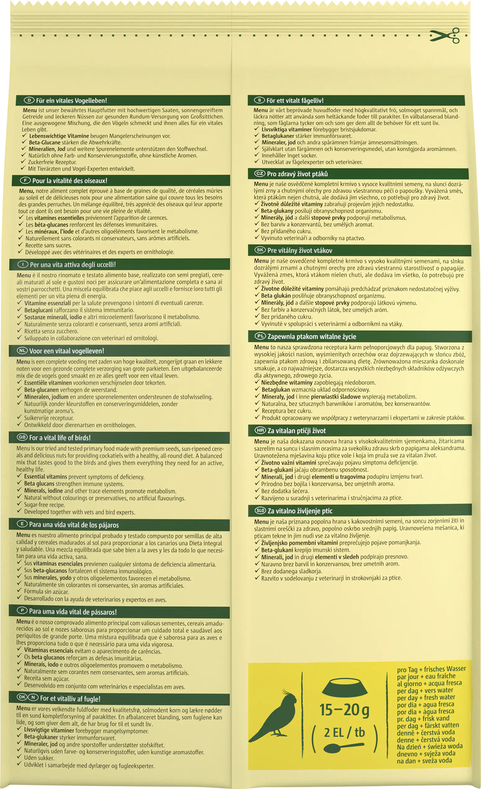 Vitakraft Menü 3 kg