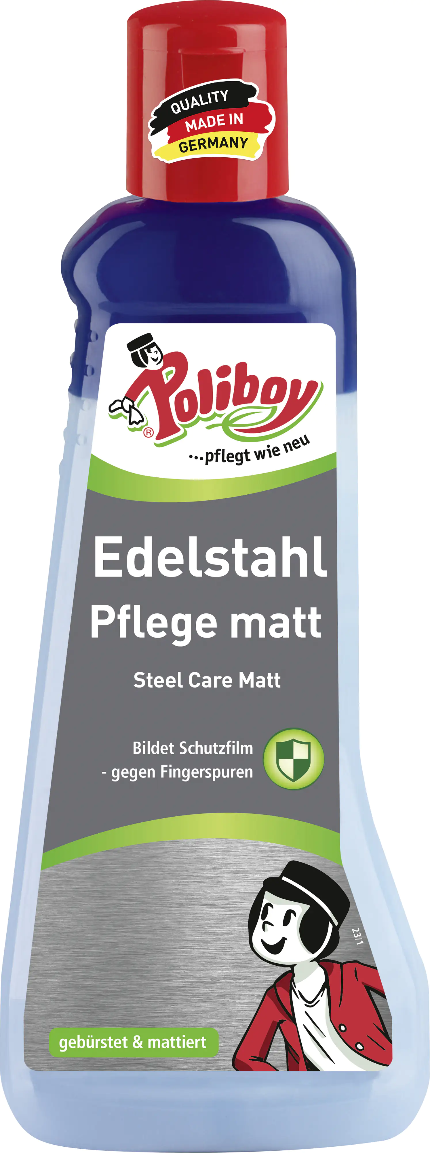 Poliboy Edelstahlpflege matt 200 ml Poliboy Edelstahlpflege matt 200 ml