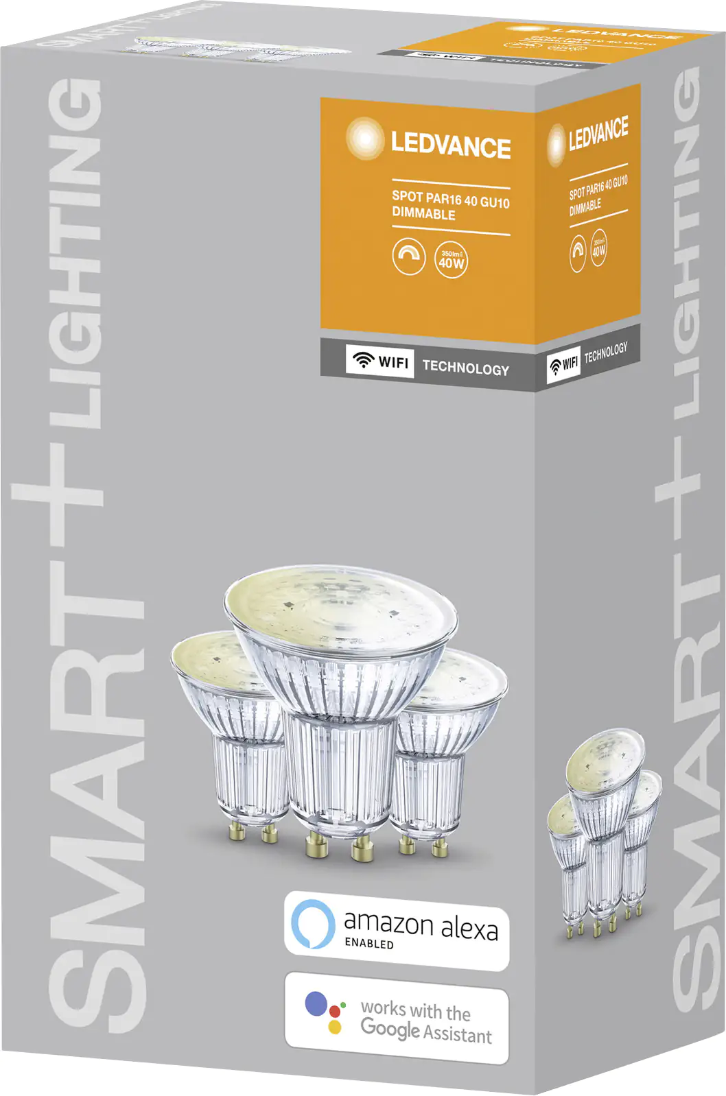 Ledvance Smart+WiFi LED Leuchtmittel Reflektor 3 Stück Reflektor GU10 4,9 W