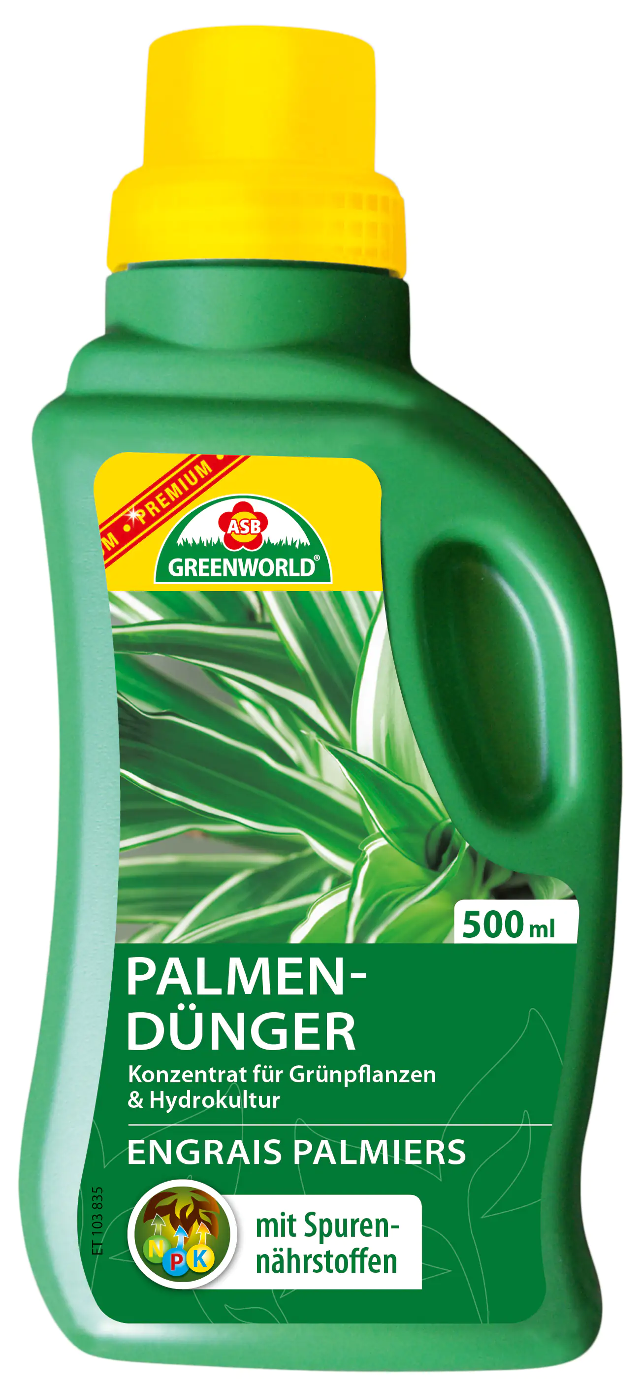 ASB Greenworld Flüssigdünger Grün- & Palmendünger 500 ml ASB Greenworld Flüssigdünger Grün- & Palmendünger 500 ml