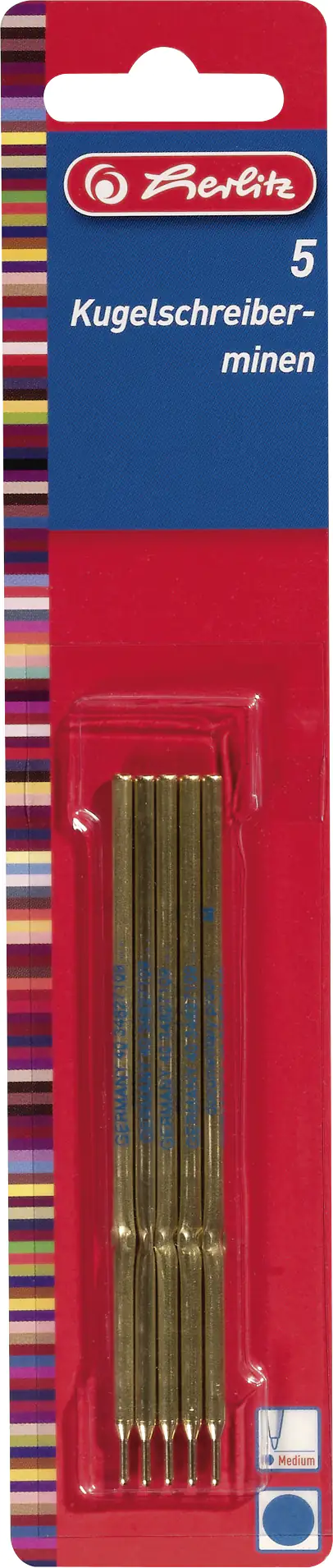 herlitz Kugelschreibermine A3 blau Mine A3 medium