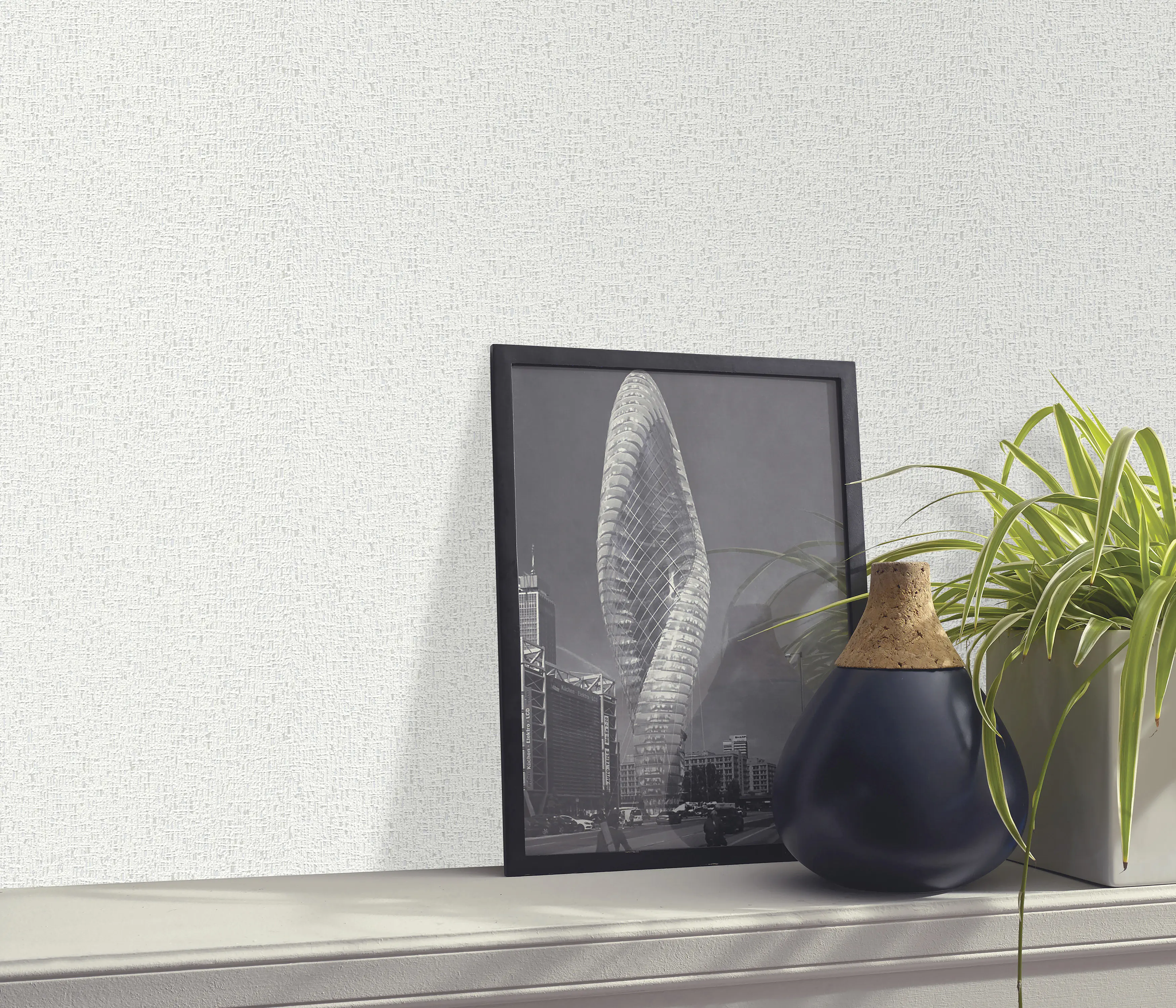 Erismann Vliestapete Uni weiß 10,05 x 0,53 m