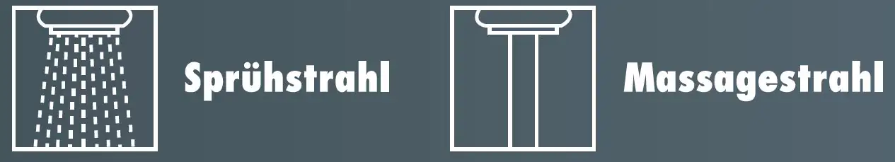 Primaster Geschirrbrause 2 Strahlarten Bern chrom