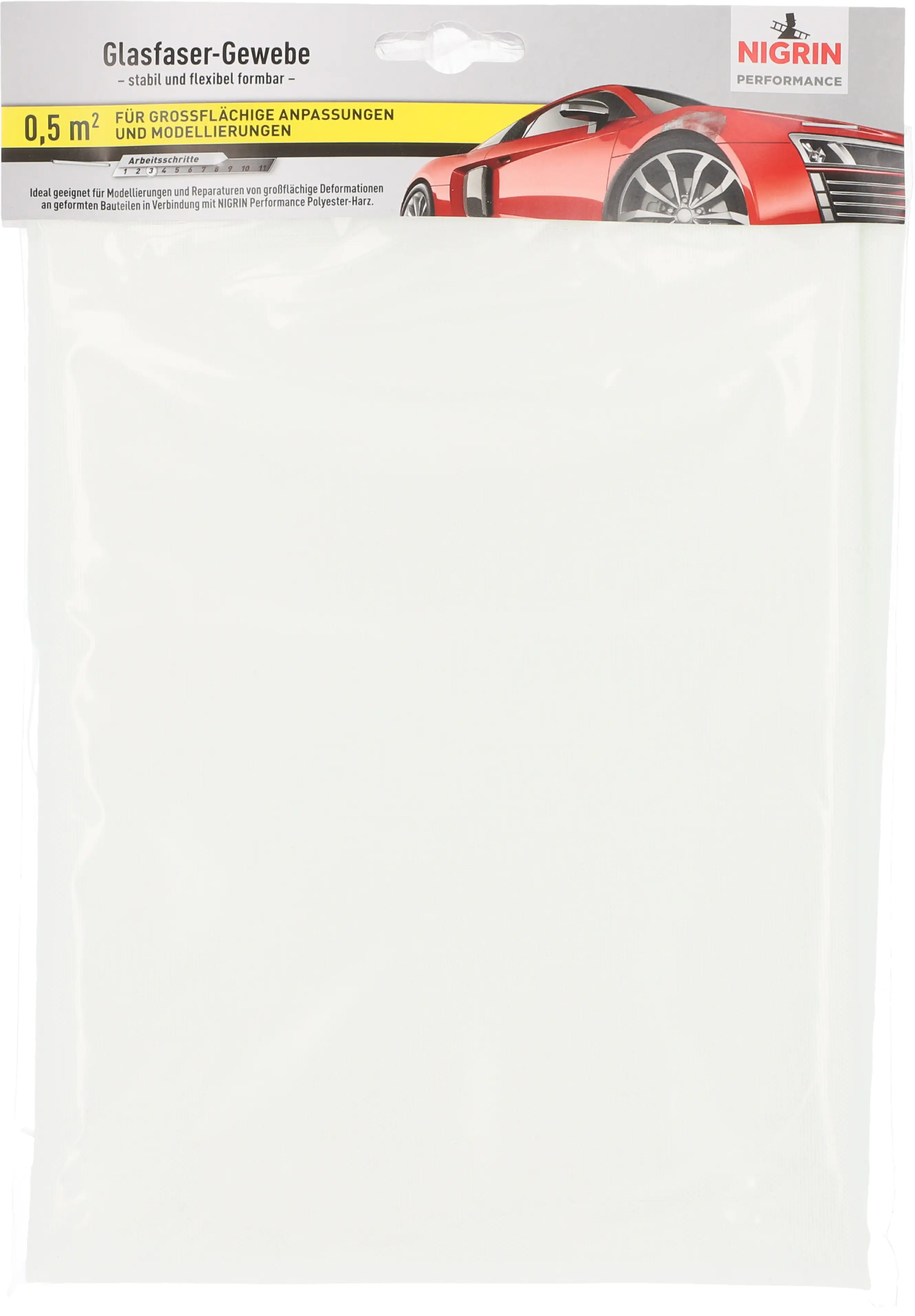 Nigrin Glasfaser-Gewebe 0,5m² Nigrin Glasfaser-Gewebe 0,5m²