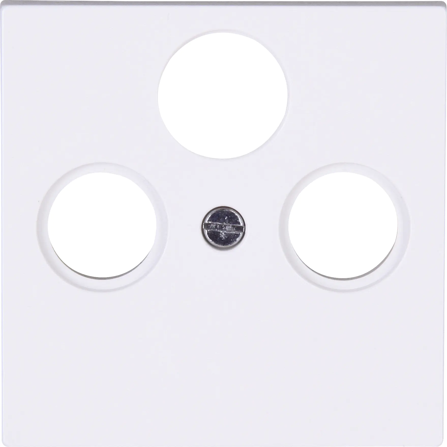 Kopp Abdeckung Antennensteckdose TV/RF/SAT Athenis arktisweiß matt, 335050189