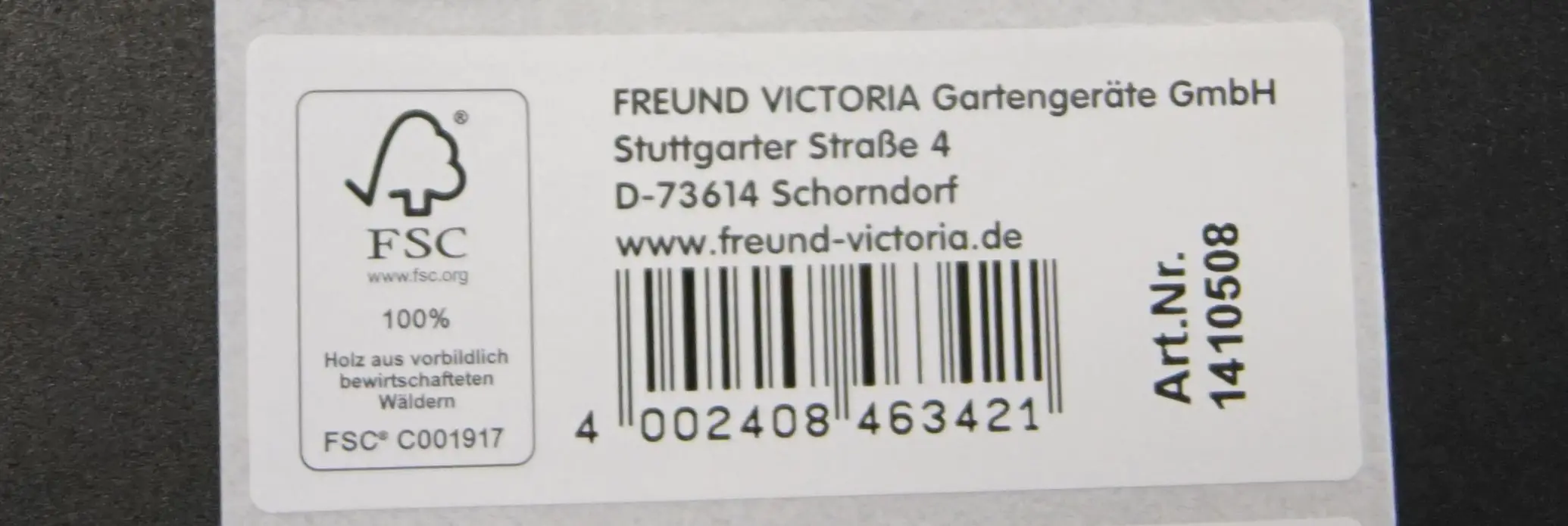 Freund Victoria Gartenrechen 29,5 cm Arbeitsbreite