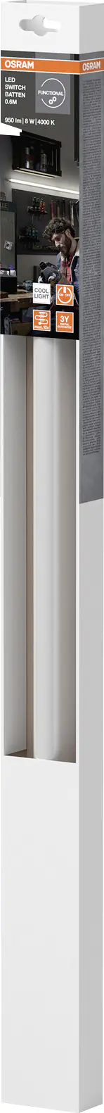 Osram LED Lichtleiste Switch Batten 60 cm 8 Watt 