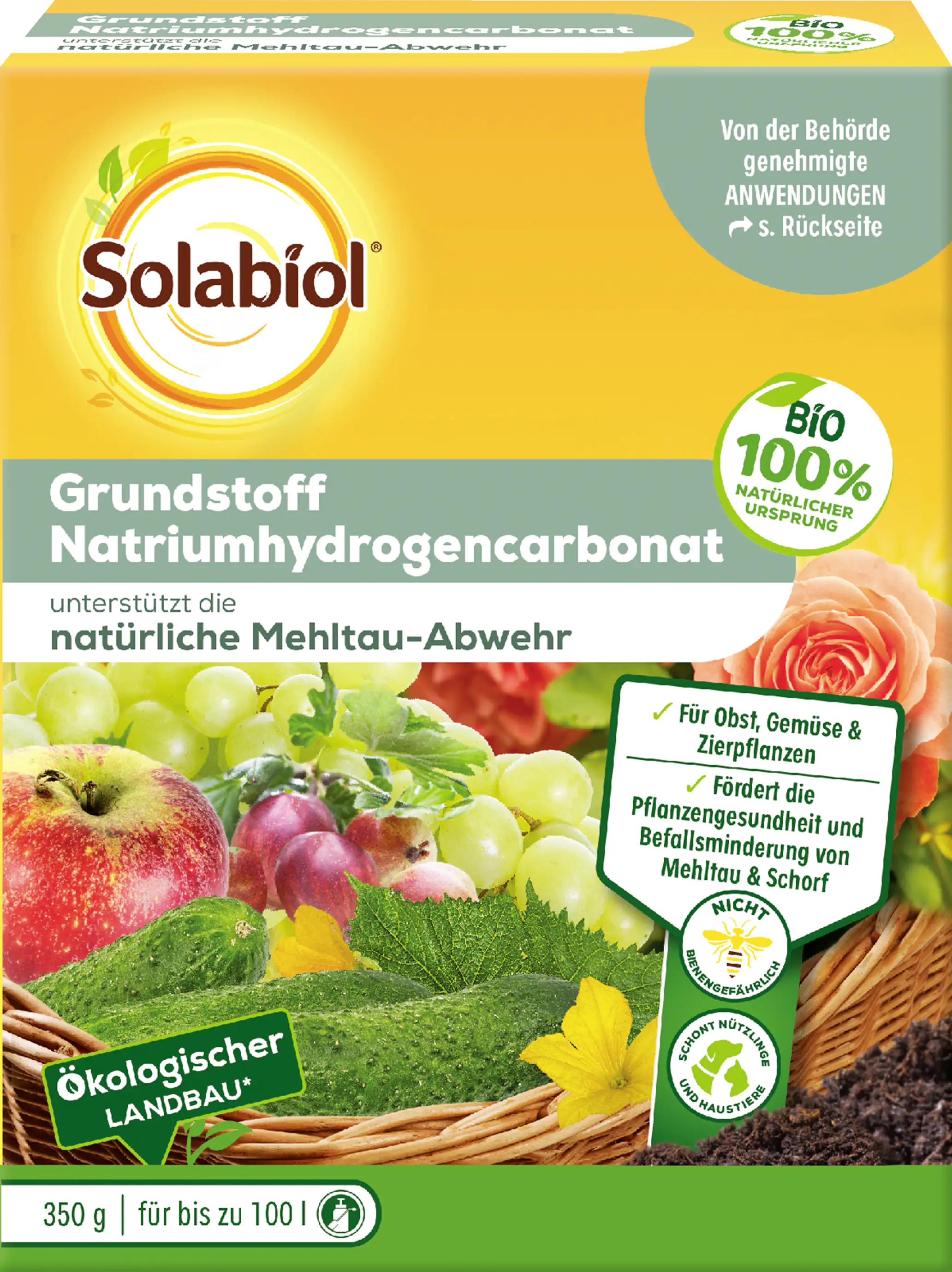 Solabiol natürliche Mehltau - Abwehr Grundstoff Natriumhydrogencarbonat 350 g