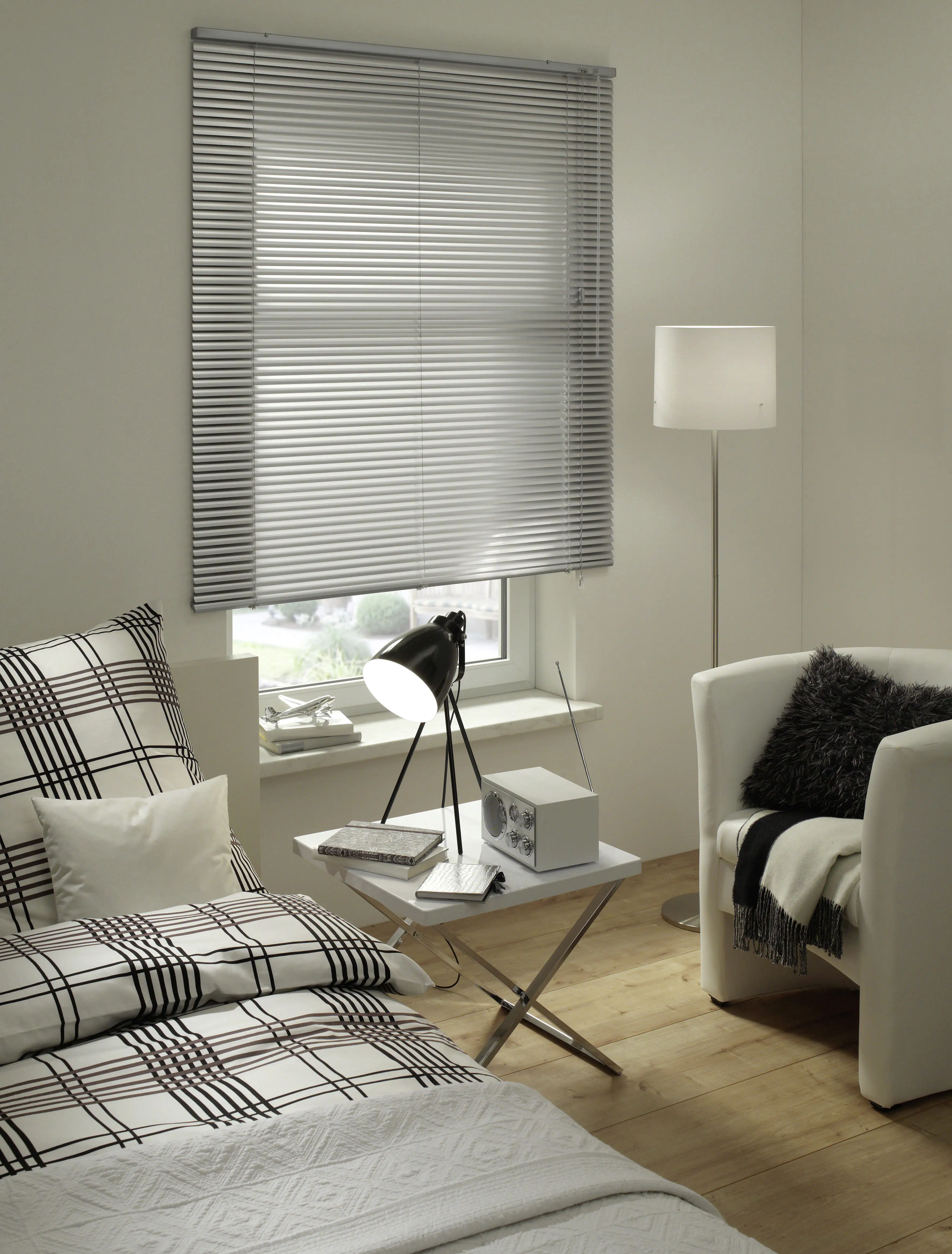 Gardinia Alu Jalousie silber, 60 x 130 cm