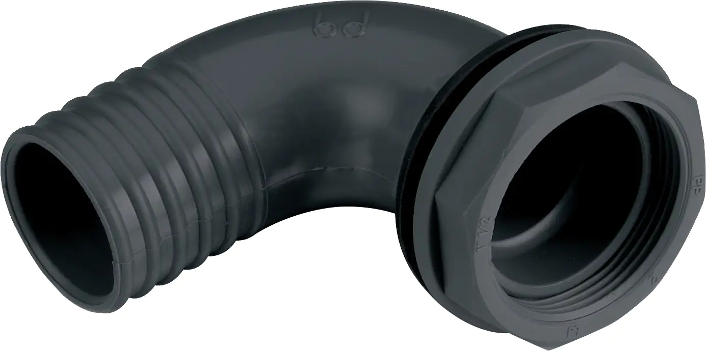 ARVES Überlaufbogen 1 1/4" antharzit ARVES Überlaufbogen 1 1/4" antharzit