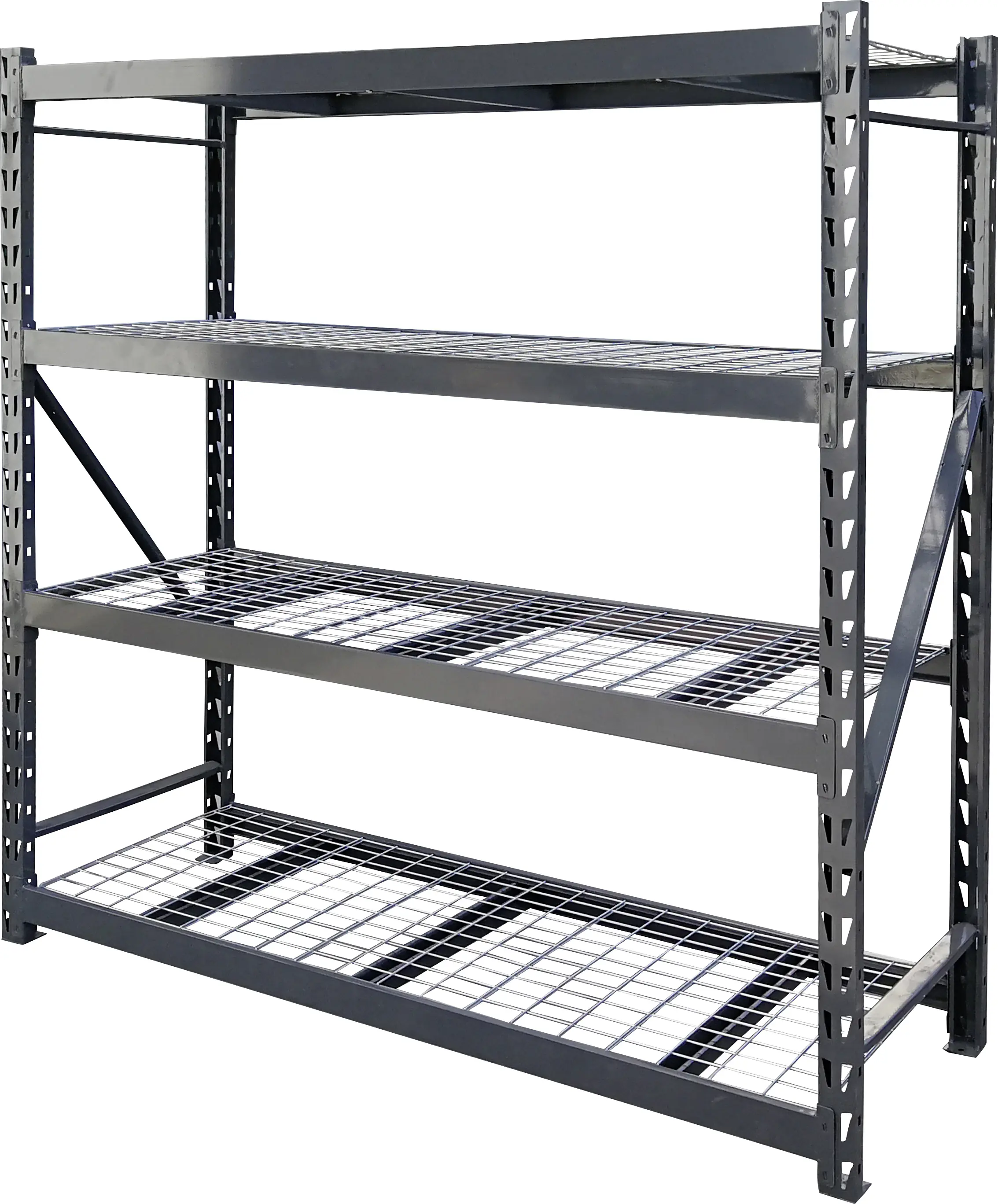 Ar Shelving Schwerlastregal Welded Rack Stahl 183 x 196 cm 4 Böden 2600 kg