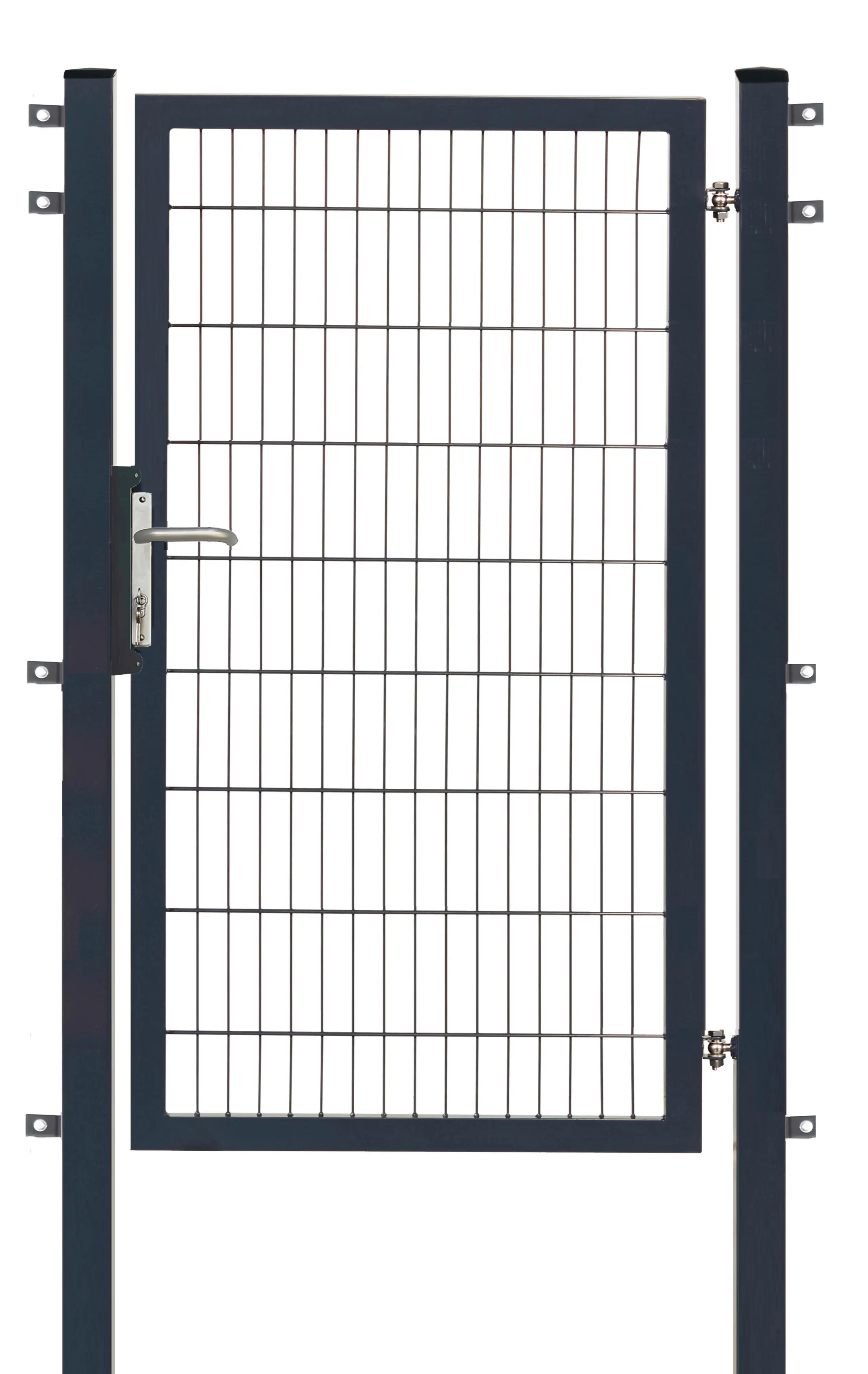 Floraworld Gartentor Premium inkl. 2 Pfosten 100 x 180 cm anthrazit