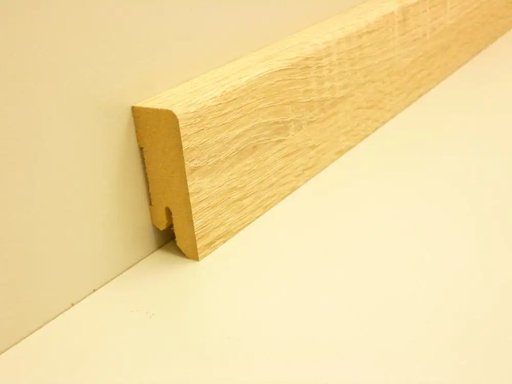 B.S. Bauprogramm Clip-Sockelleiste 250 cm 50 x 18 mm Eiche Sonoma B.S. Bauprogramm Clip-Sockelleiste 250 cm 50 x 18 mm Eiche Sonoma