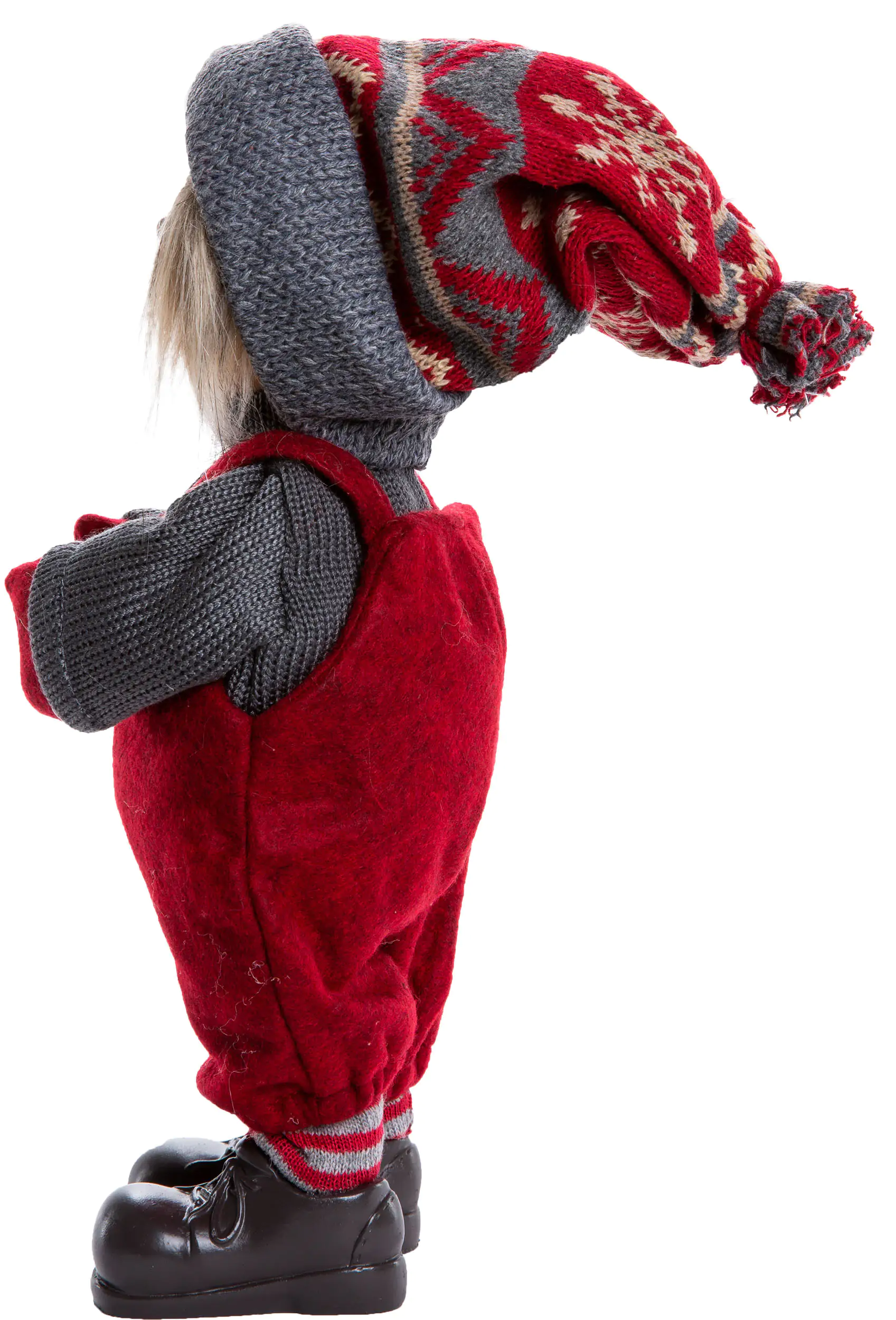 TrendLine Dekofigur Kind 43,5 cm rot grau