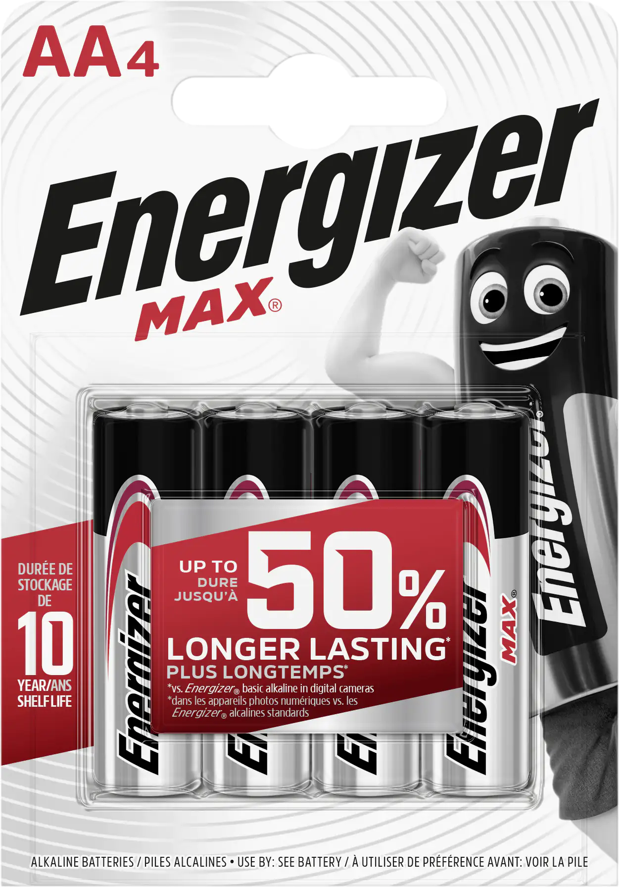 Energizer Max Alkaline Batterie Mignon AA 1,5 V, 4er Pack Energizer Max Alkaline Batterie Mignon AA 1,5 V, 4er Pack
