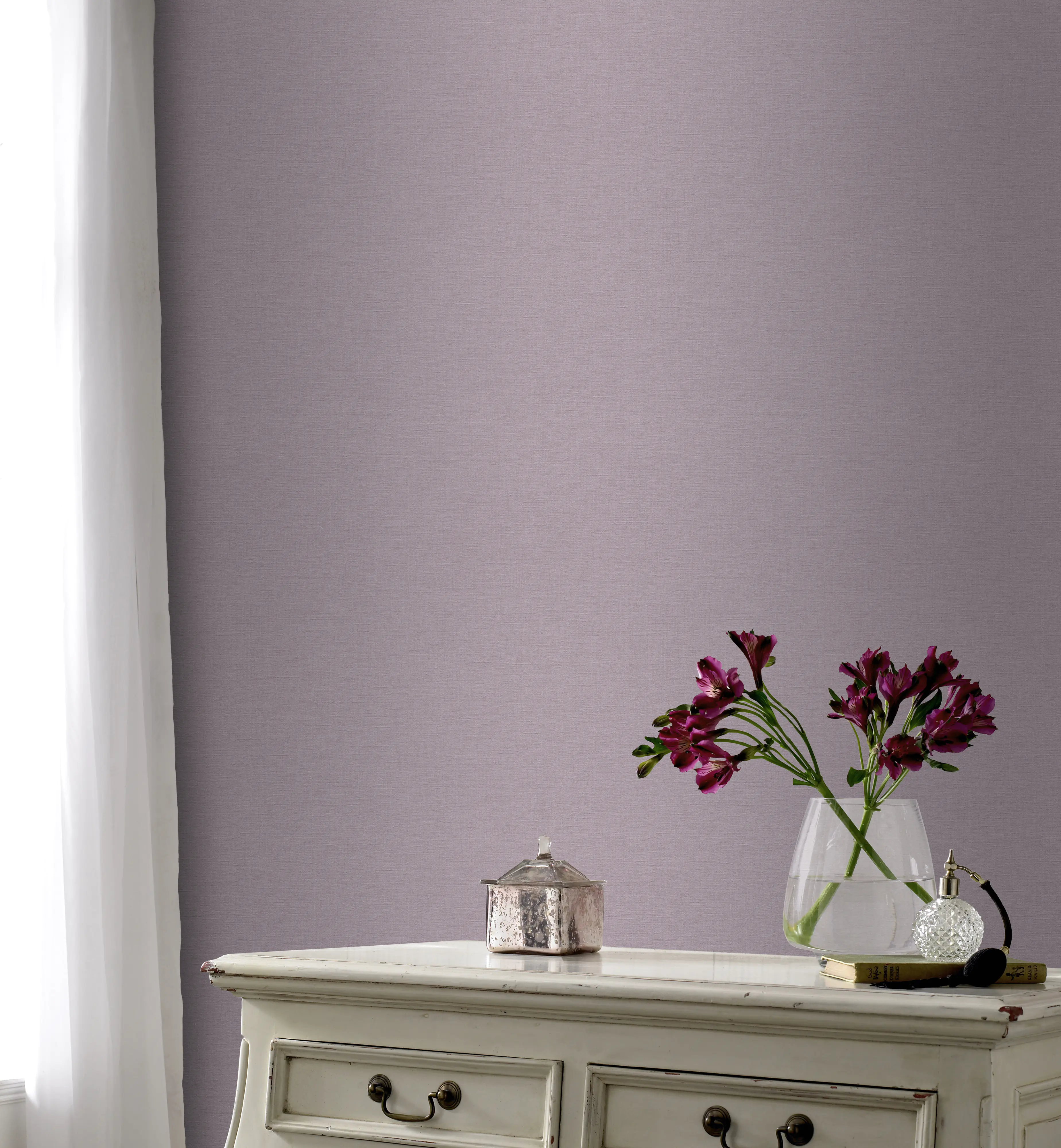 Rasch Vliestapete 448535 Florentine uni lila 10,05 x 0,53 m Rasch Vliestapete 448535 Florentine uni lila 10,05 x 0,53 m