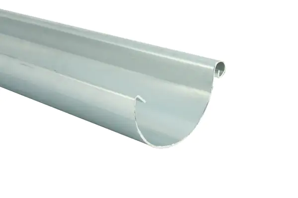 Marley Dachrinne NW 150 mm, 2 m, halbrund, titan-zink