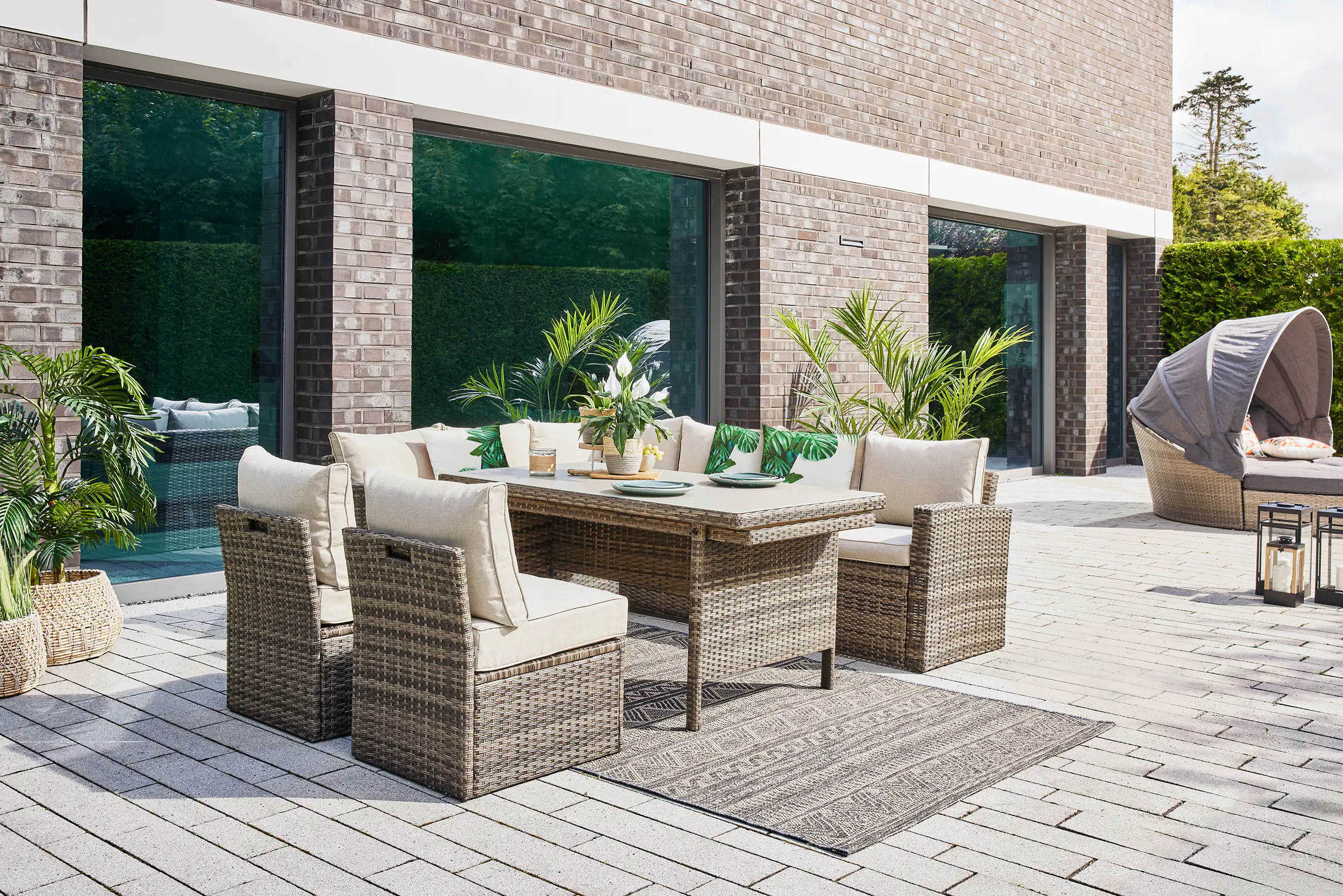 4333692867412_12 TrendLine Dining Lounge Möbelset Avila XXL variabel aufbaubar