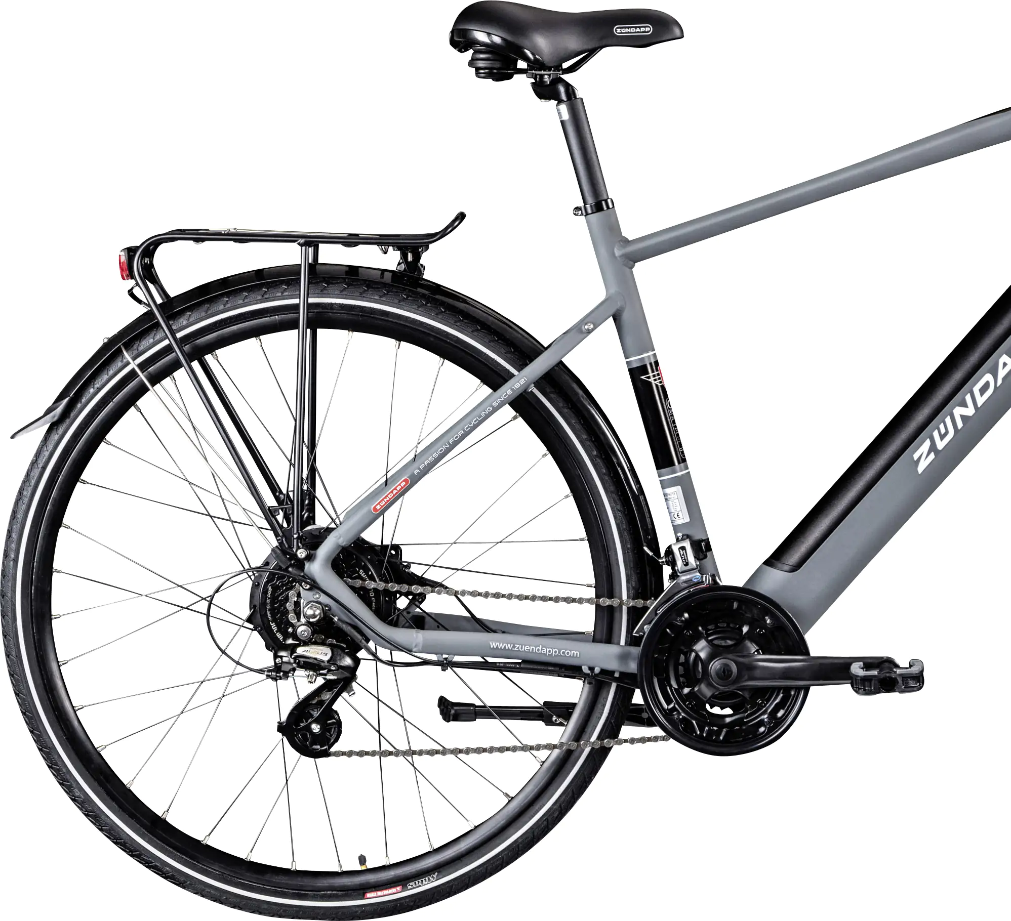 Zündapp E-Bike Trekking Z810 Herren 28 Zoll 24-Gang 417 Wh grau