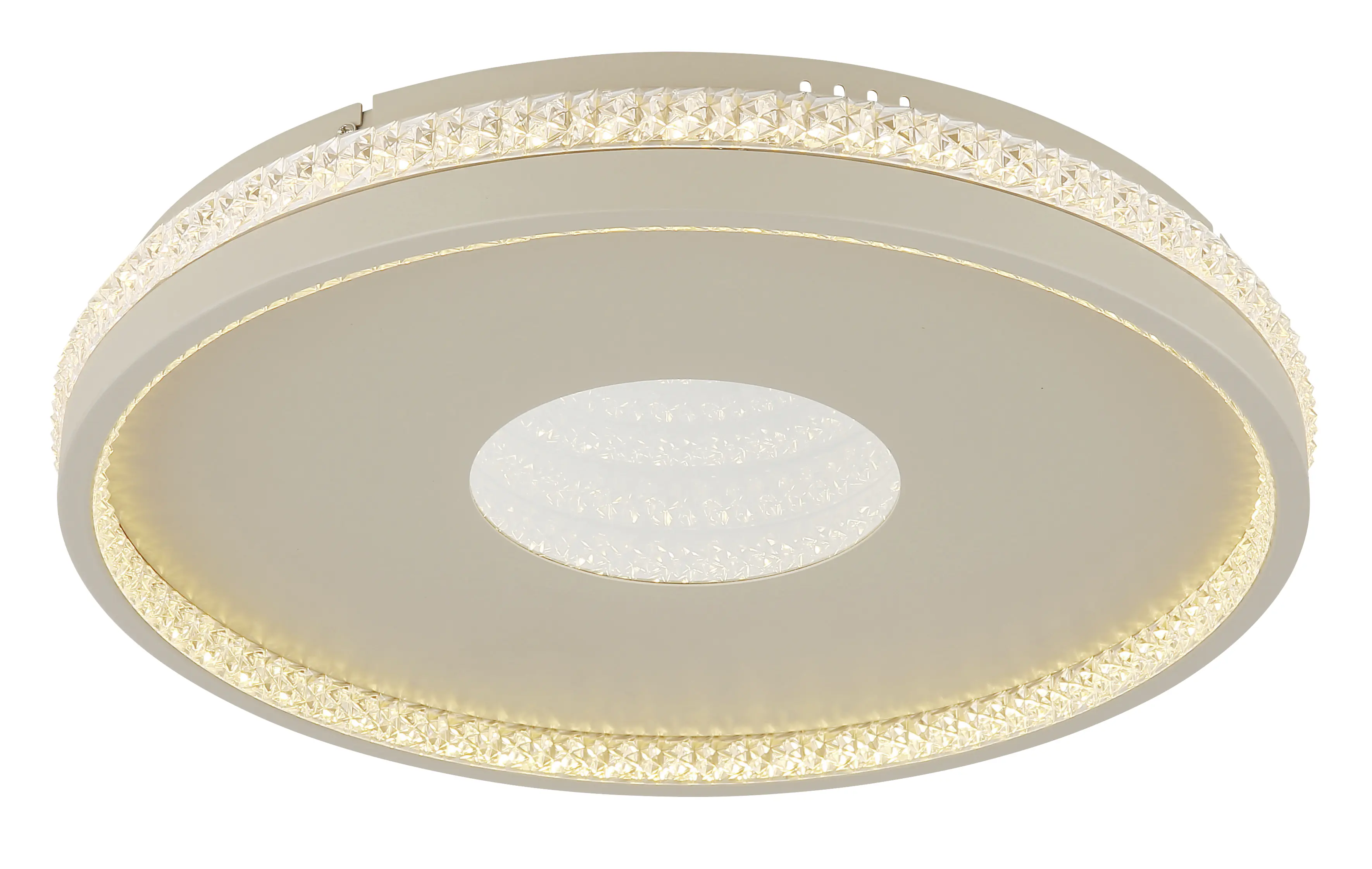 Globo Deckenleuchte Shirley Ø 41 x 6,5 cm sand matt CCT