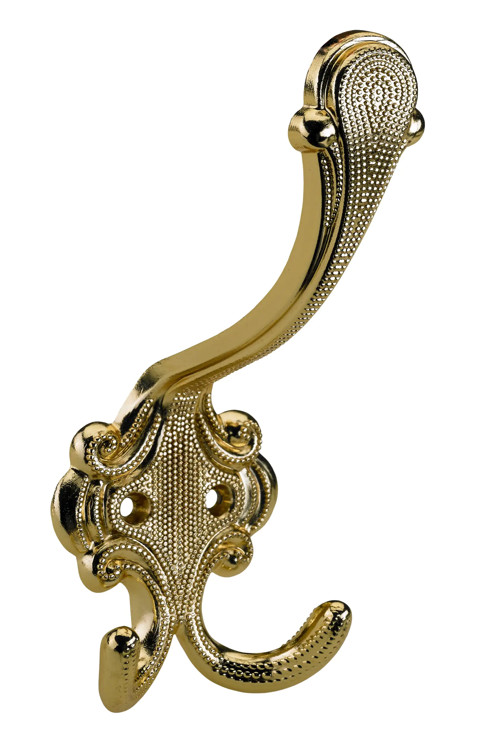 Hettich Hut- & Mantelhaken 14,5 x 5,8 x 7 cm  vermessingt - 1 Stück