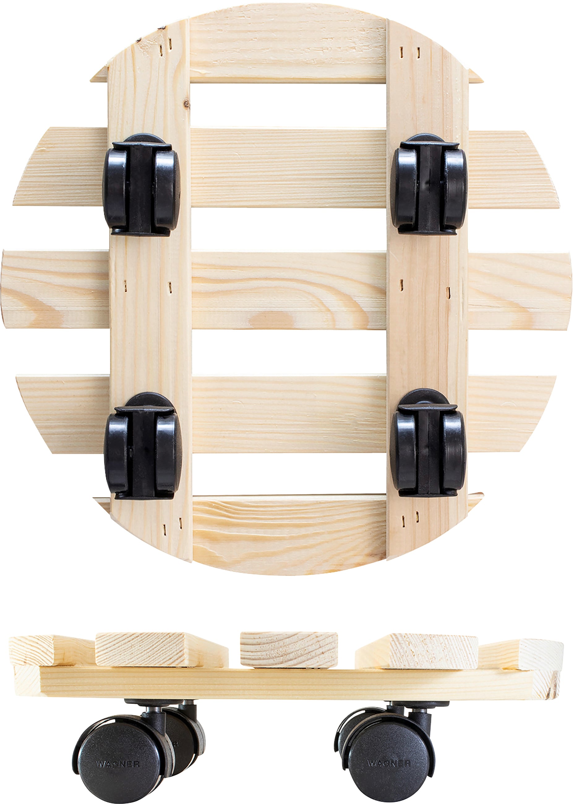 Wagner Multiroller Holz Ø 30 cm natur