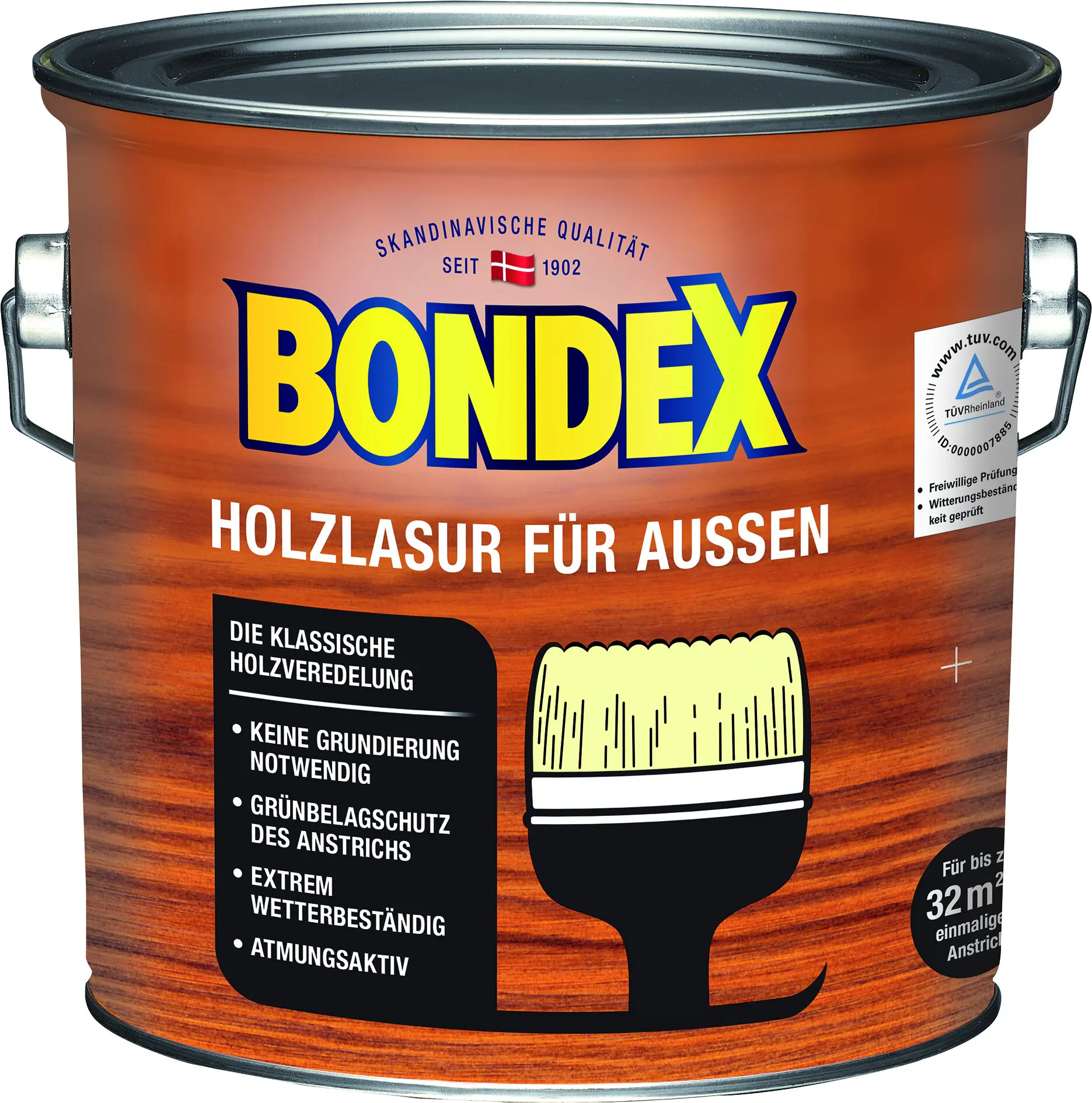 Bondex Holzlasur für Außen 2,5 L nussbaum