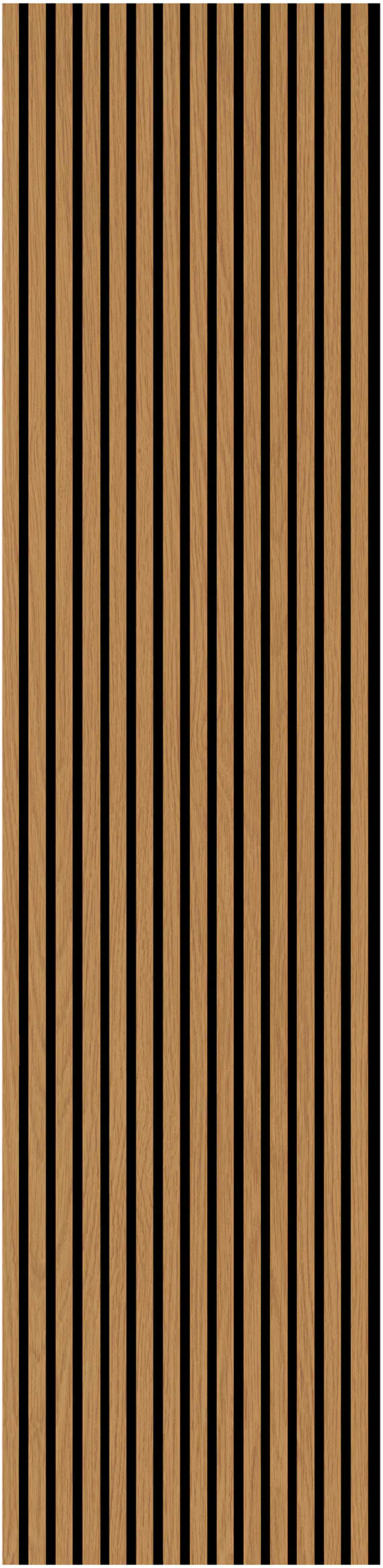 Neuhofer Akustikpaneel Holz Eiche foliert 267 x 57 x 1,9 cm braun Neuhofer Akustikpaneel Holz Eiche foliert 267 x 57 x 1,9 cm braun