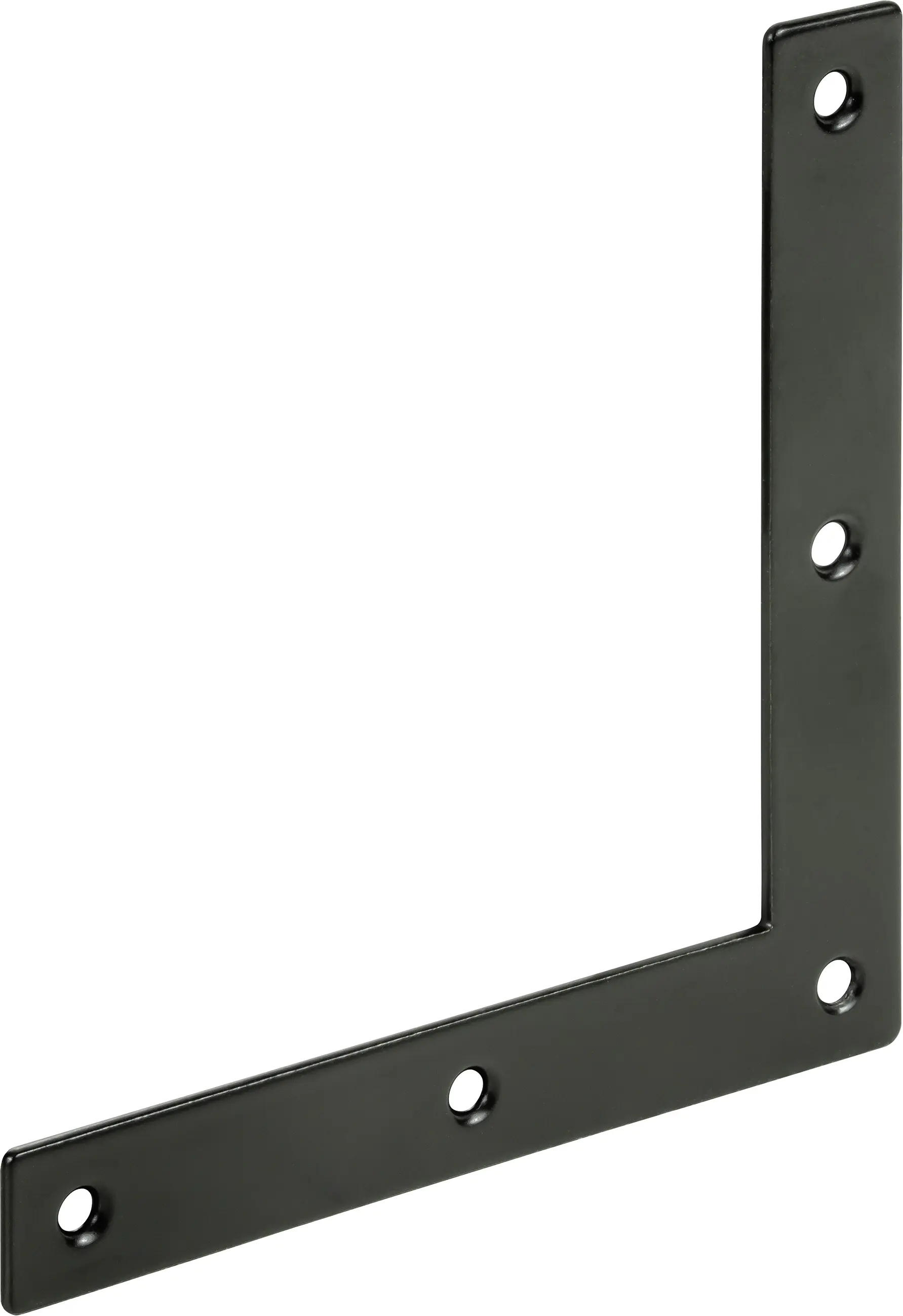 Vormann Eckwinkel 120 x 20 mm Stahl schwarz