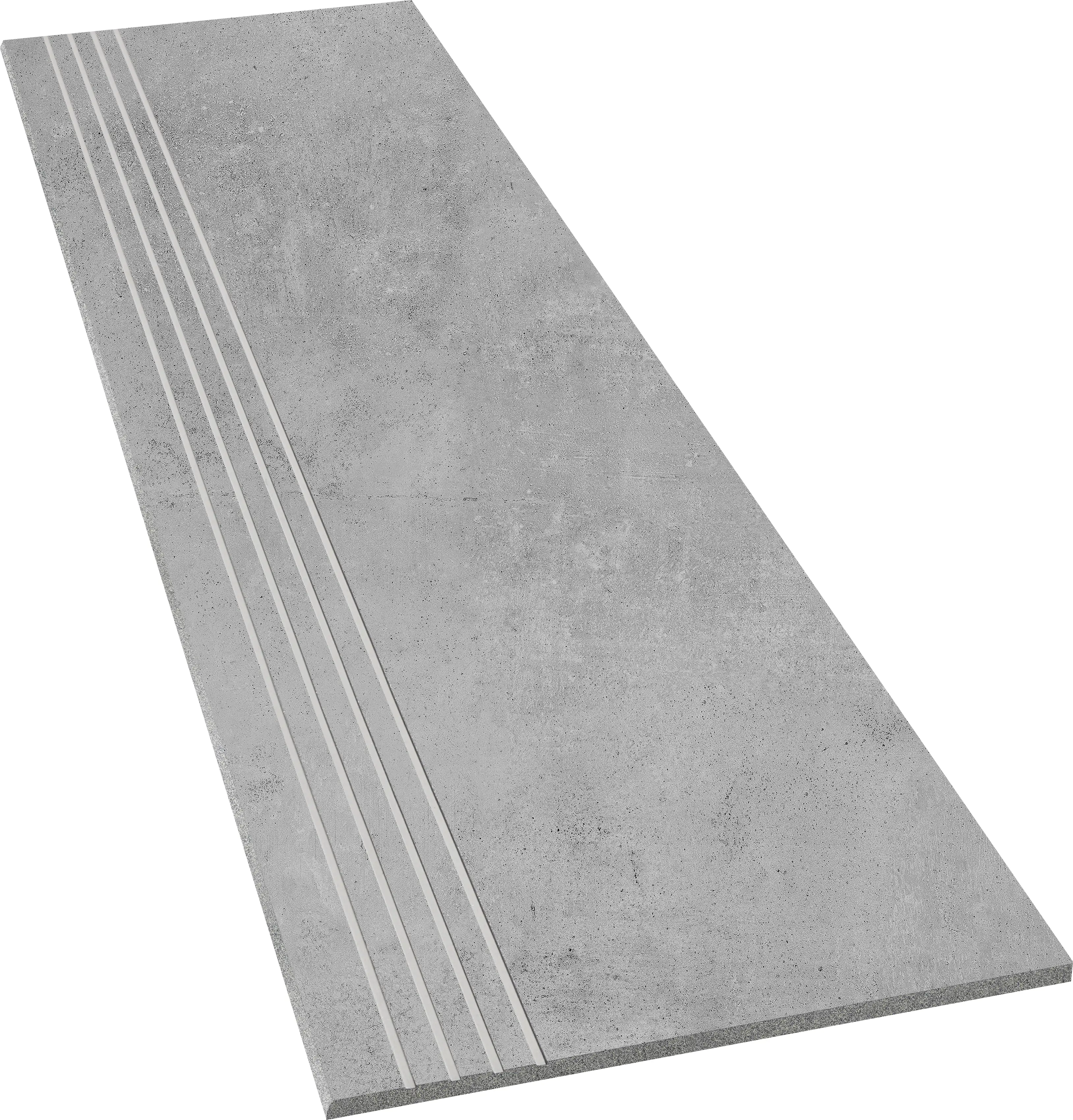 Treppenfliese Hometec Beton 30 x 120 cm grau