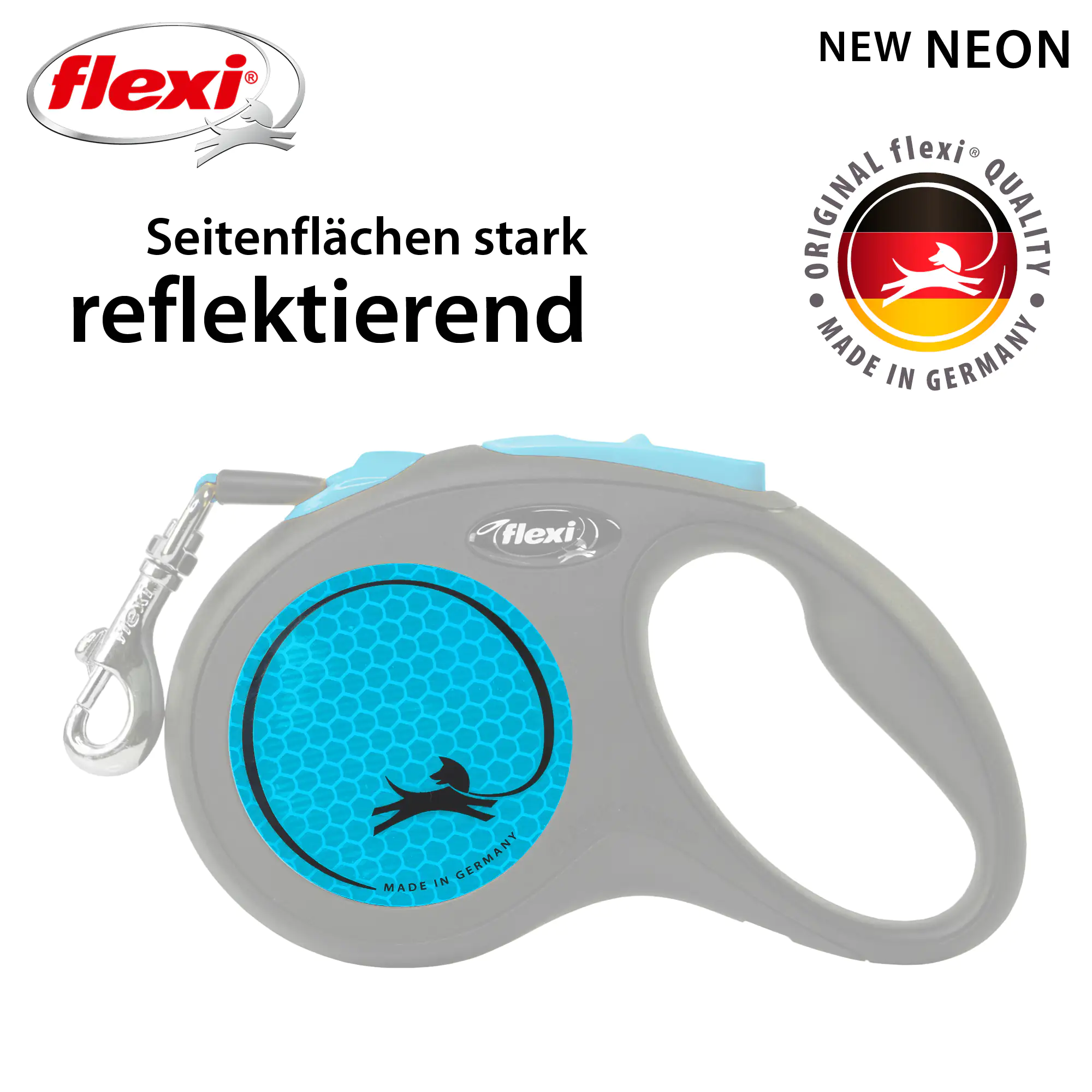 Nobby Flexi Hundeleine New Neon S neon-blau 5 m Nobby Flexi Hundeleine New Neon S neon-blau 5 m