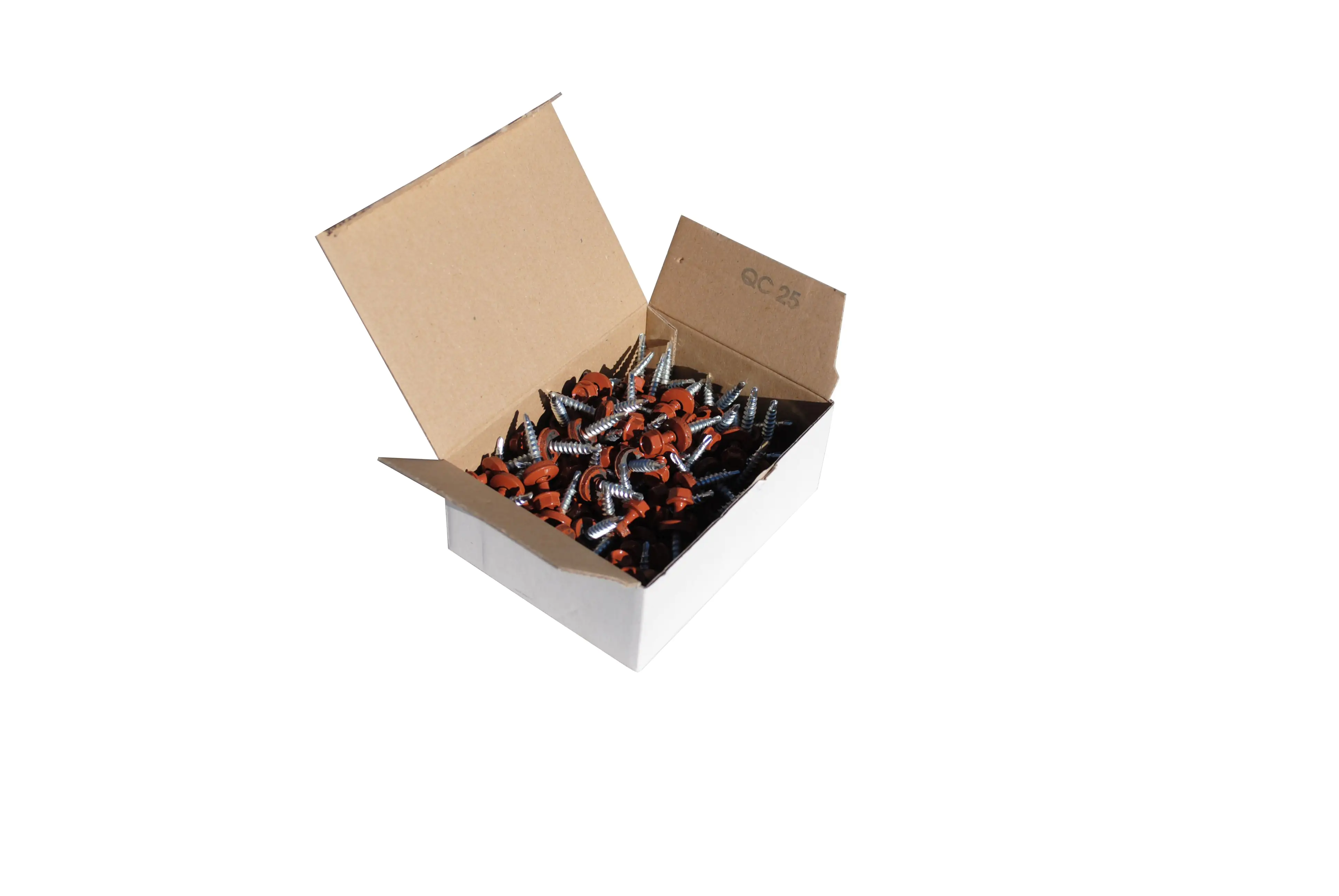 4031091803092 Weckman Schrauben 4,8 x 35 mm 100 Stk. ziegelrot