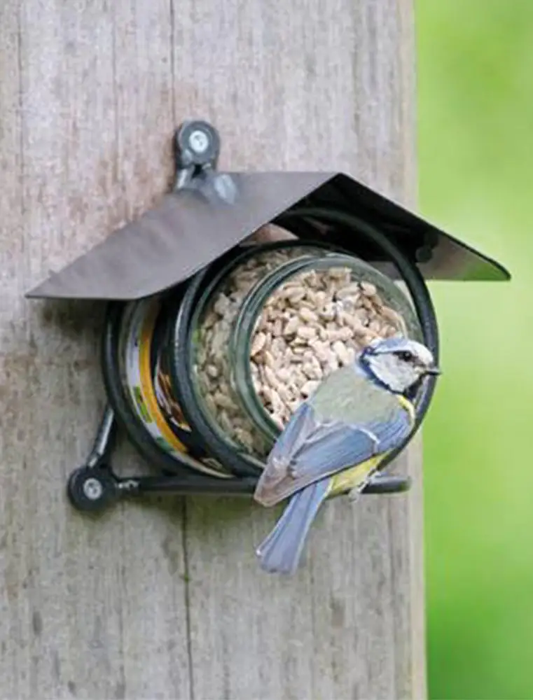 Nobby Halter für Futterpaste im Glas 12,5 x 13 cm, schwarz
