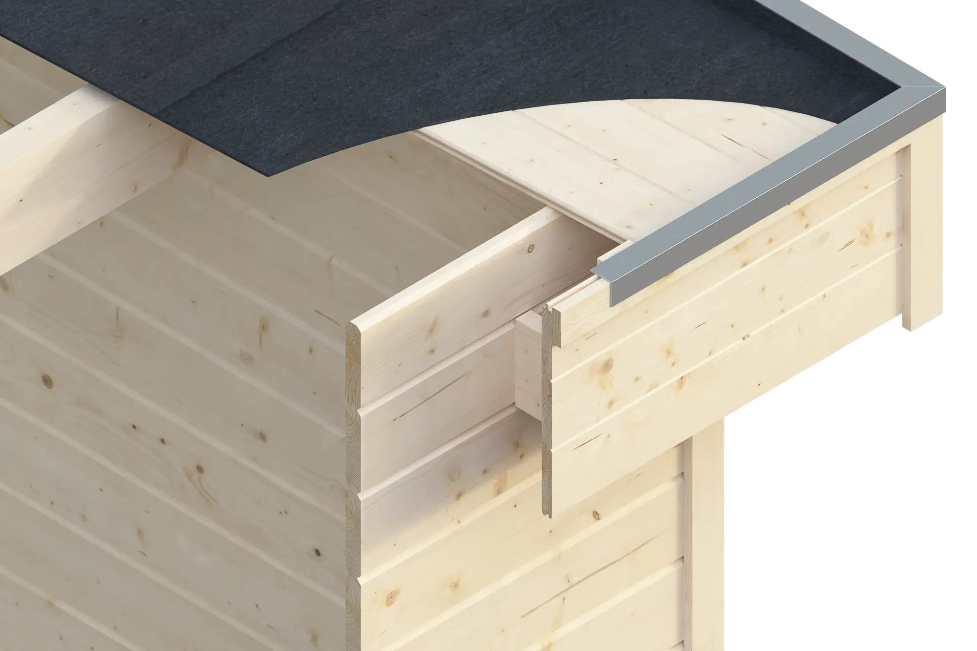 SKAN HOLZ Gartenhaus Venlo 1 250 x 250 cm natur mit Fußboden SKAN HOLZ Gartenhaus Venlo 1 250 x 250 cm natur mit Fußboden