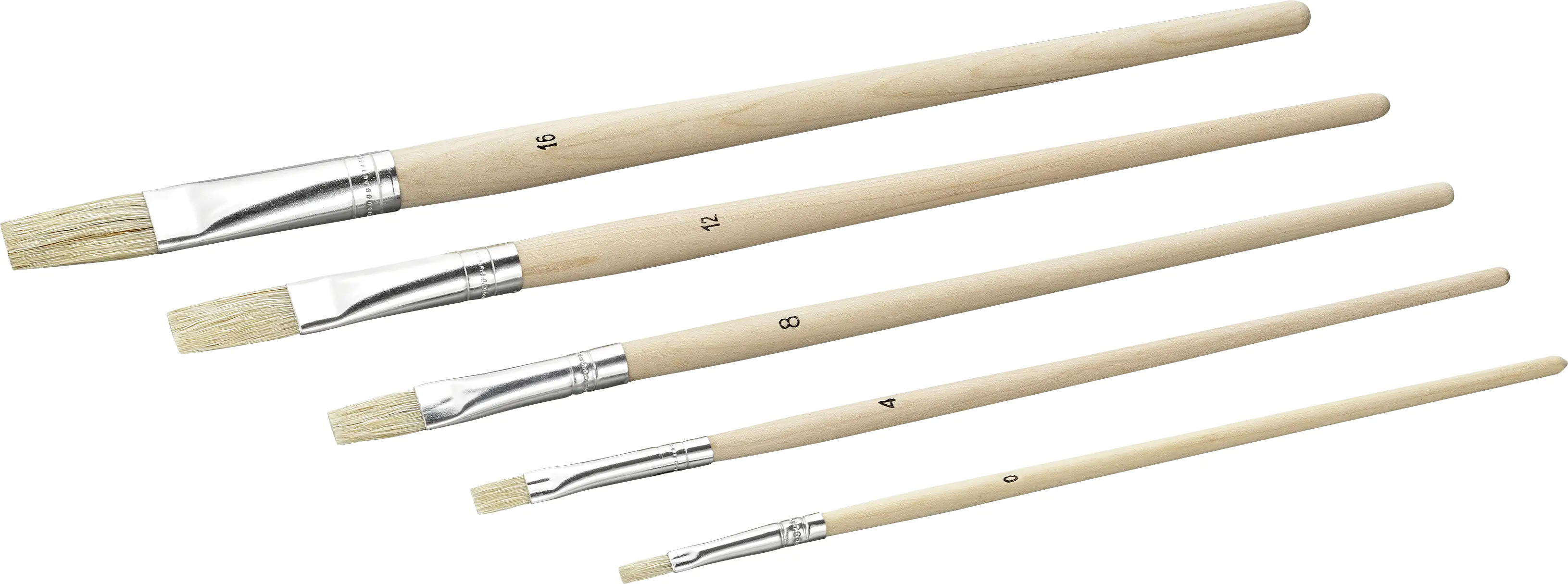 Color Expert Ölmalpinselset 5-teilig Größe 0/4/8/12/16