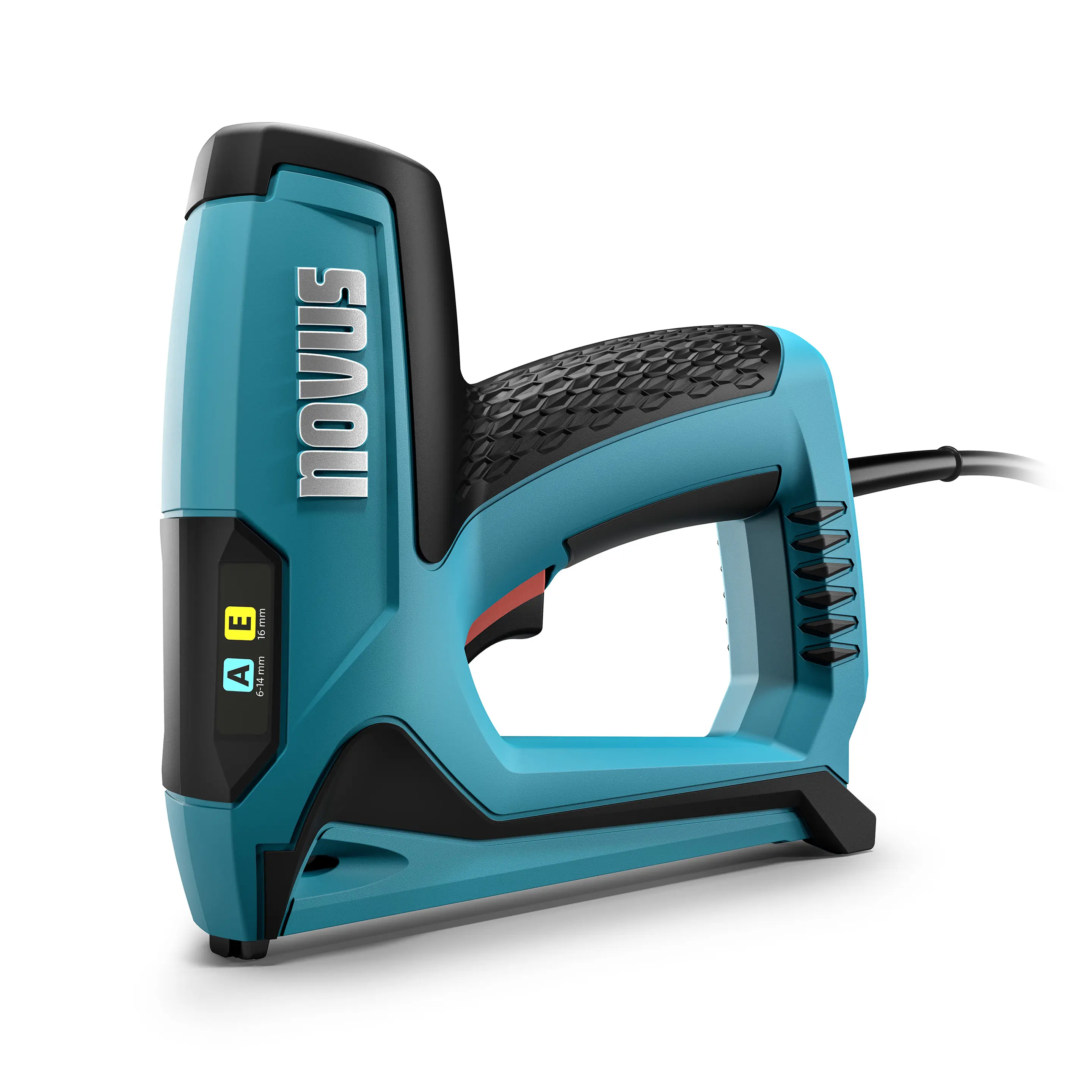 Novus Elektrotacker J-120 für Feindrahtklammern bis 14 mm und Nägel bis 16 mm