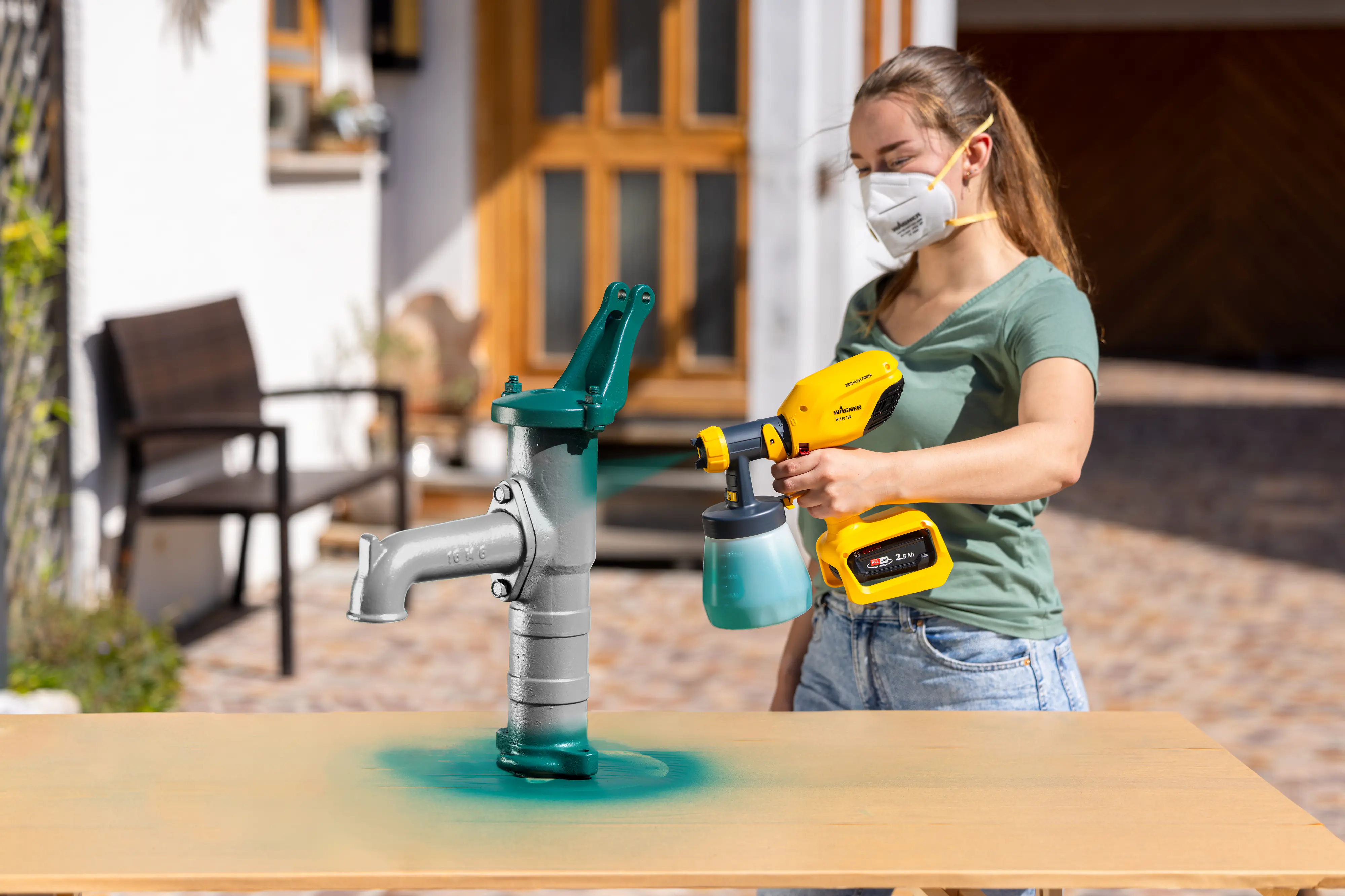 Wagner Akku-Farbsprühsystem W250 18 V Wood&Metal Sprayer