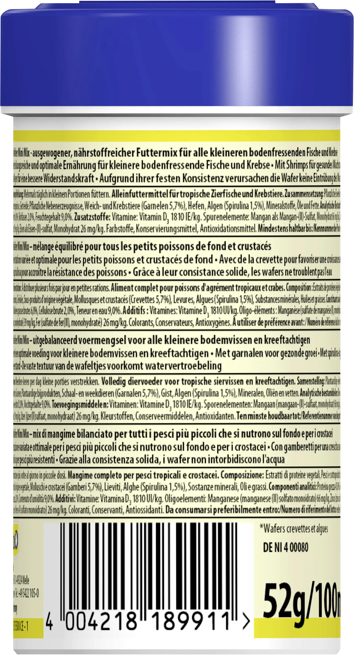 Tetra Wafer Mini Mix 100 ml Tetra Wafer Mini Mix 100 ml