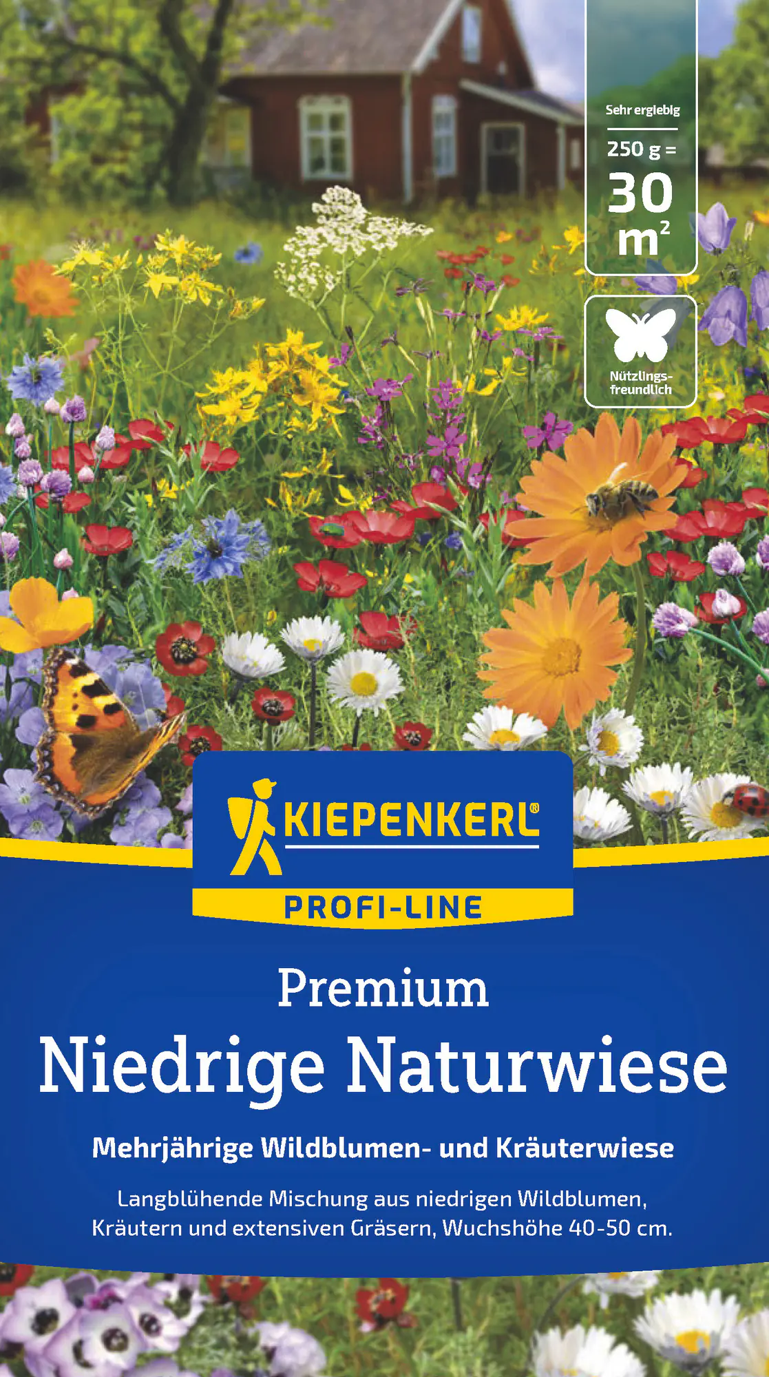 Kiepenkerl Profi-Line Saatgut Niedrige Naturwiese 250 g für ca. 30 m²