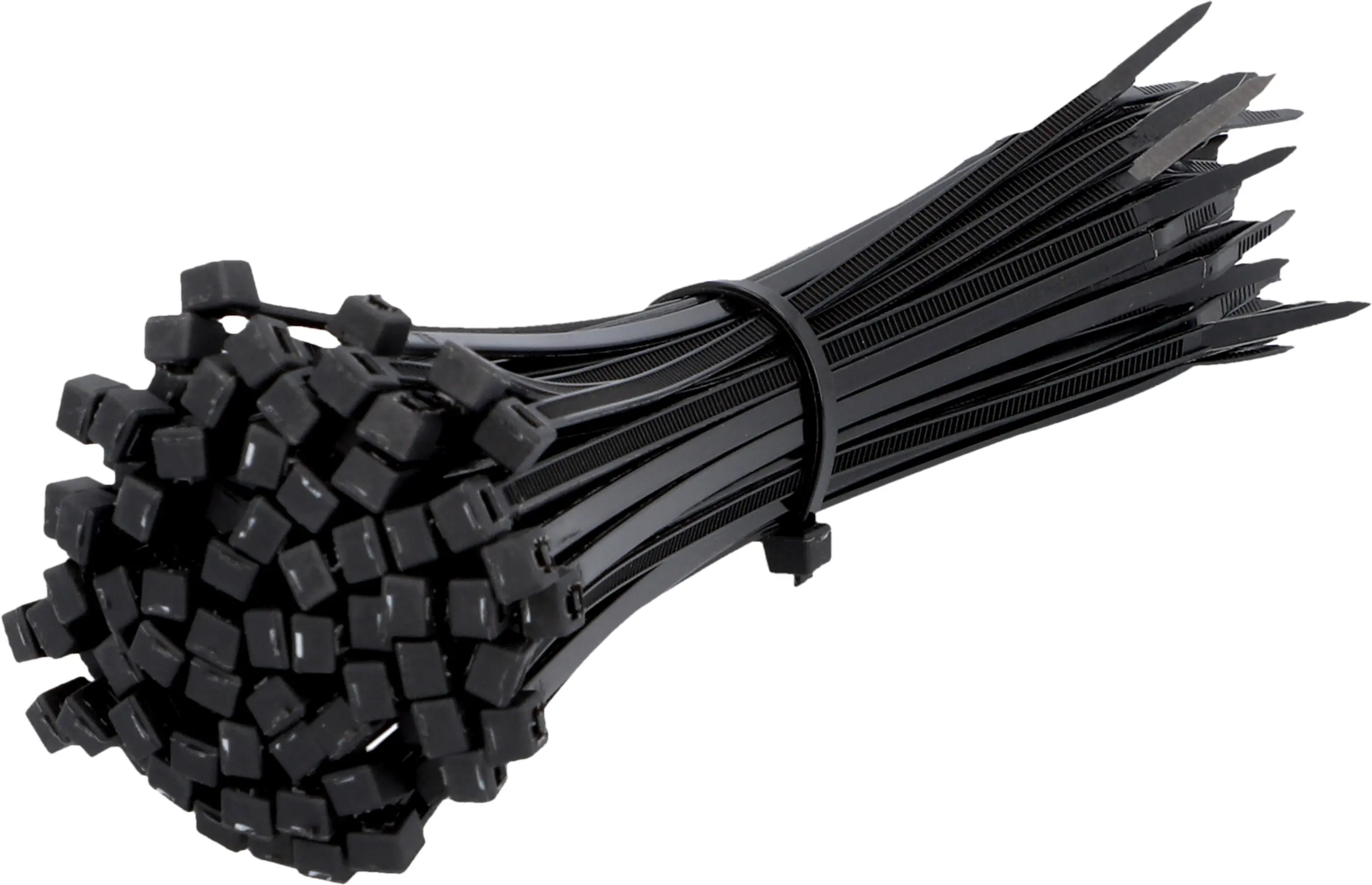 Unitec Kabelbinder 15 cm schwarz 100 Stück