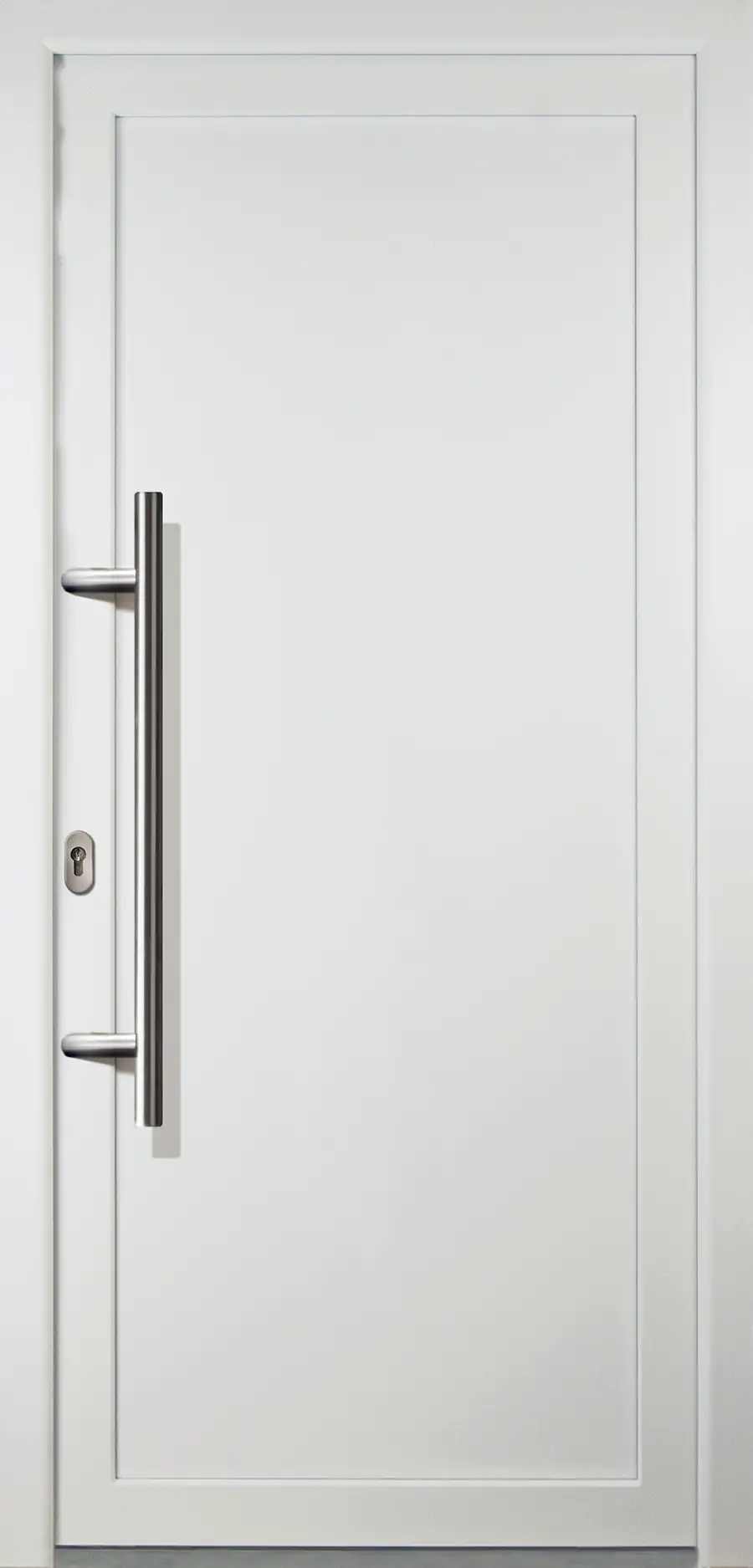 4060691153184 Meeth Haustür Signum PVC Exclusiv PVC Modell 01 108 x 200 cm, DIN links, weiß