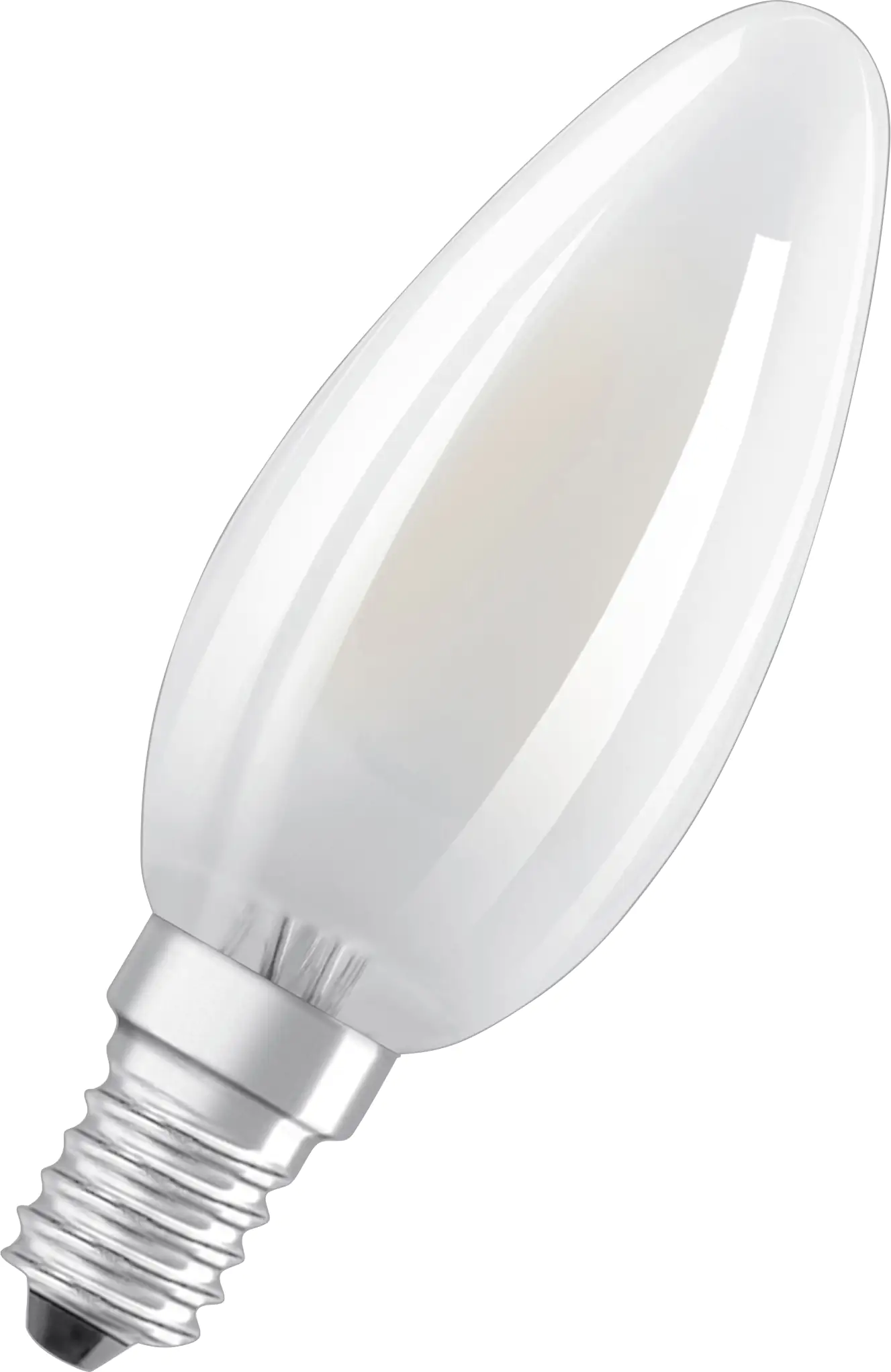 Osram LED Leuchtmittel Retrofit Classic B E14 1,5 W warmweiß, weiß matt