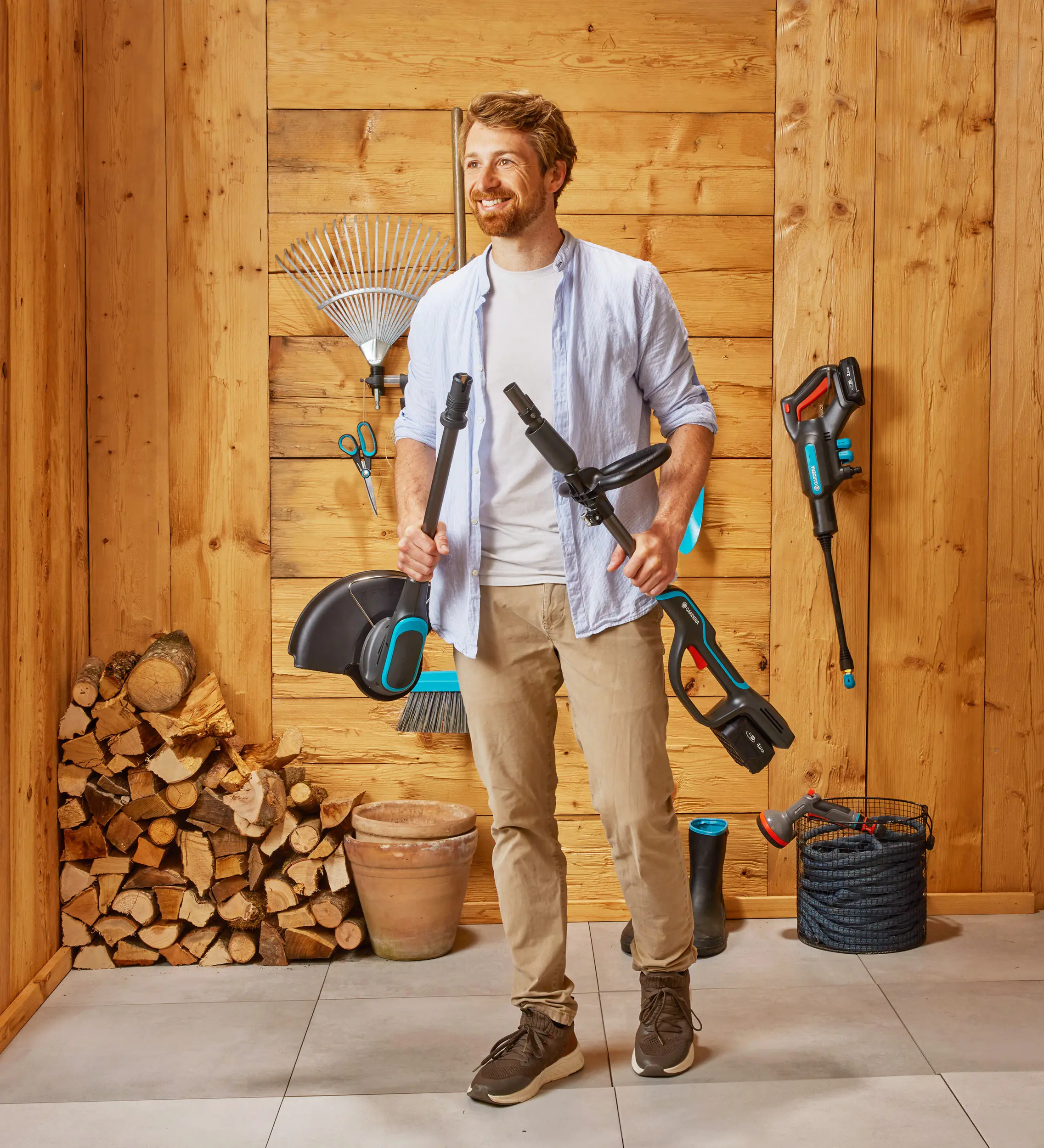 Gardena Akku Rasentrimmer PowerTrim 30/18V Gardena Akku Rasentrimmer PowerTrim 30/18V