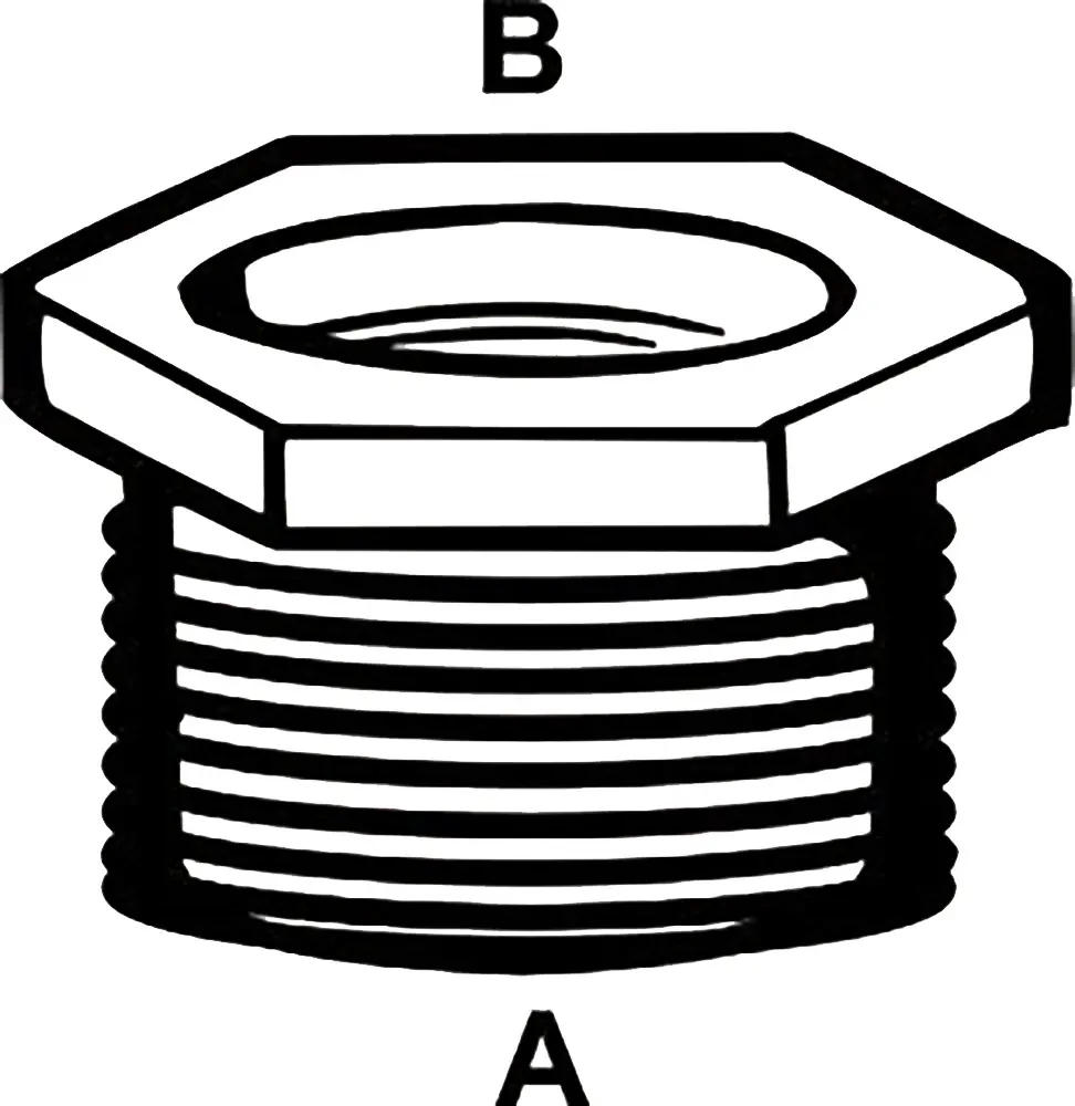 Cornat Reduzierstück messing verchromt 3/4" x 1/2" Innen- und Außengewinde