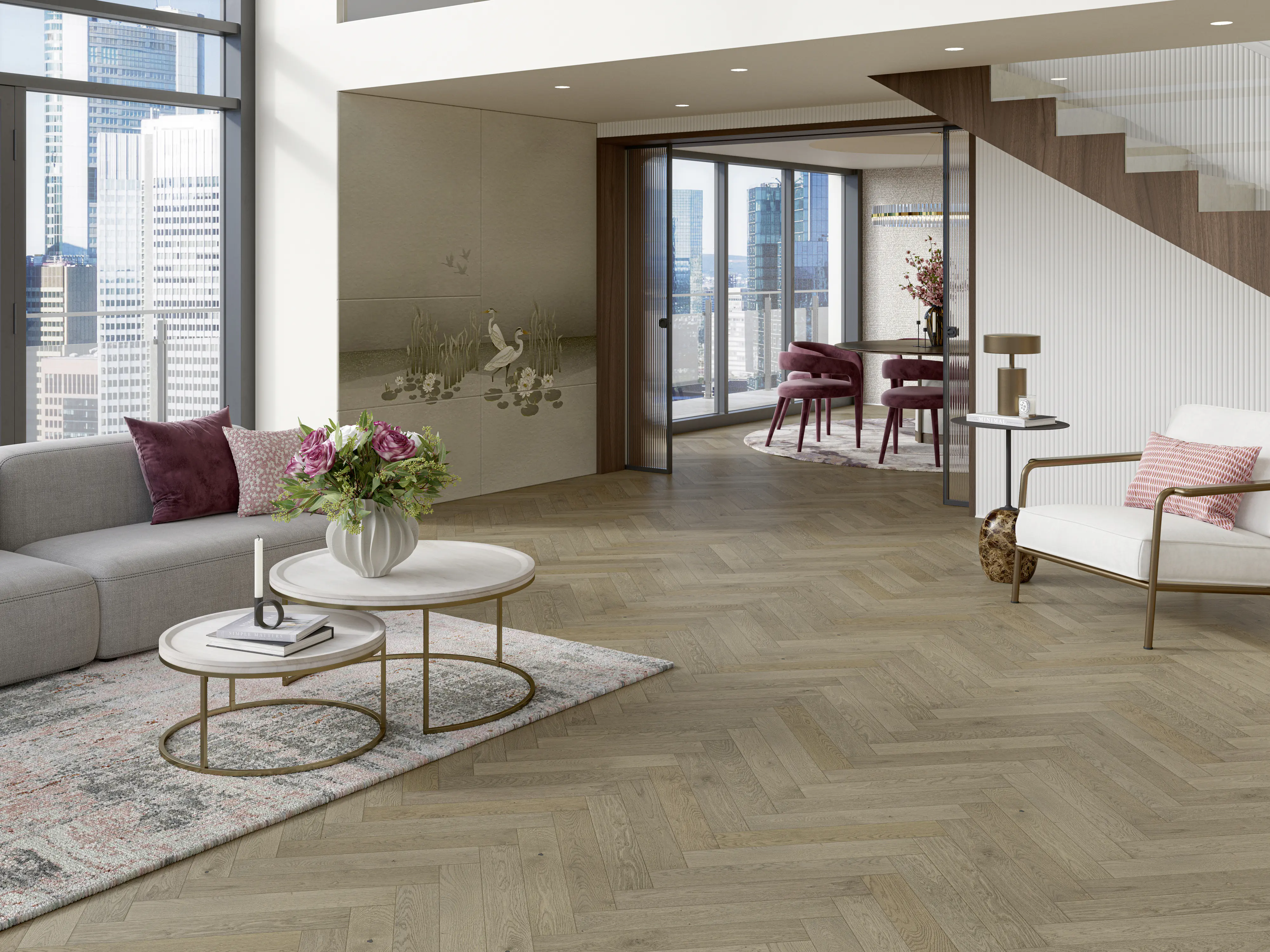 Parador Parkett Trendtime 3 Living Plus Eiche Chalet grau lackversiegelt extramatt Parador Parkett Trendtime 3 Living Plus Eiche Chalet grau lackversiegelt extramatt
