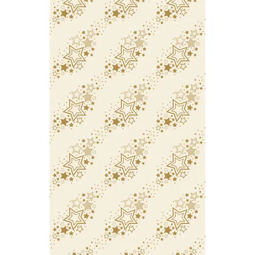 Duni Tischdecke holiday star cream 138 x 220 cm