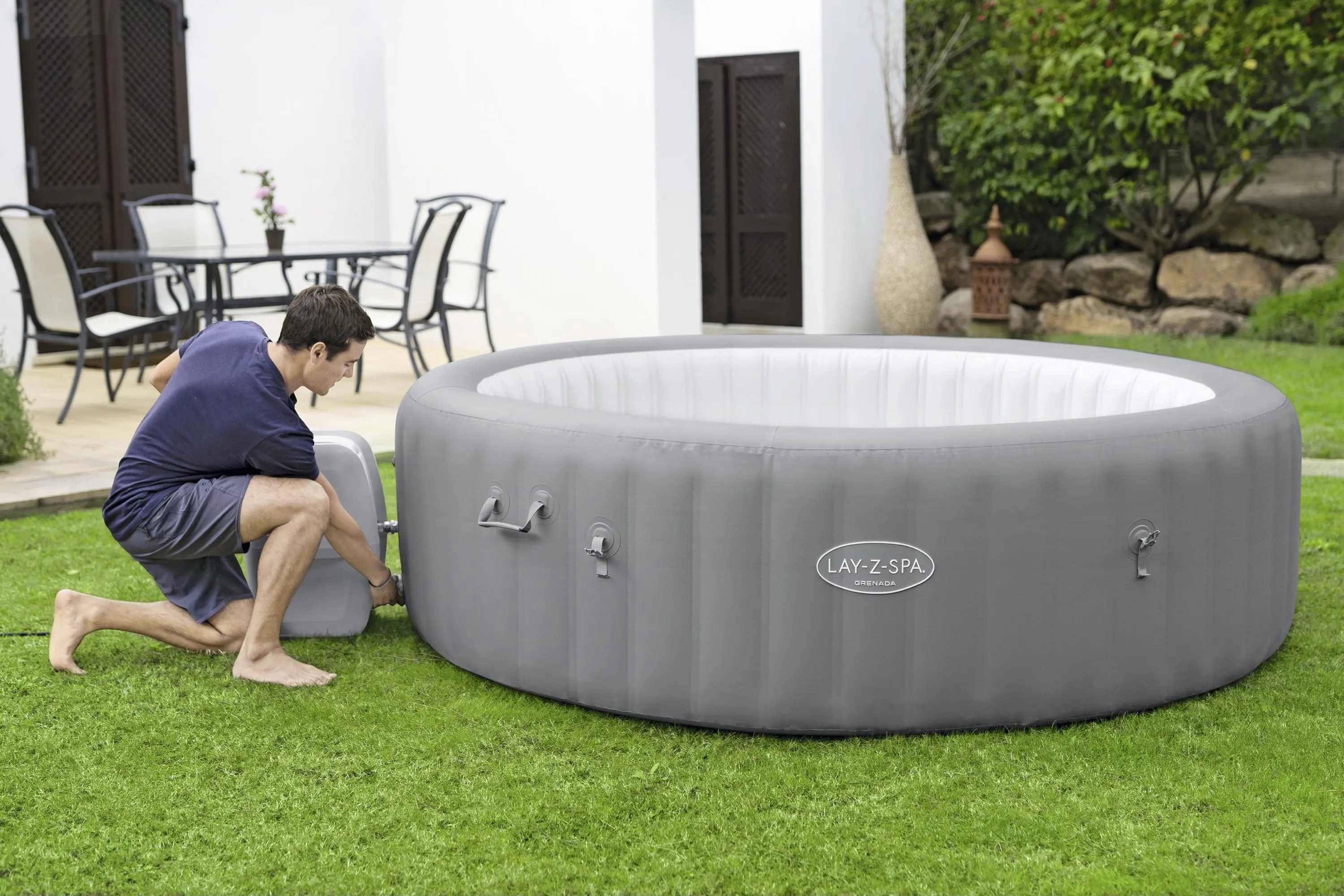 Bestway Whirlpool LAY-Z-SPA Grenada AirJet rund 236 x 71 cm